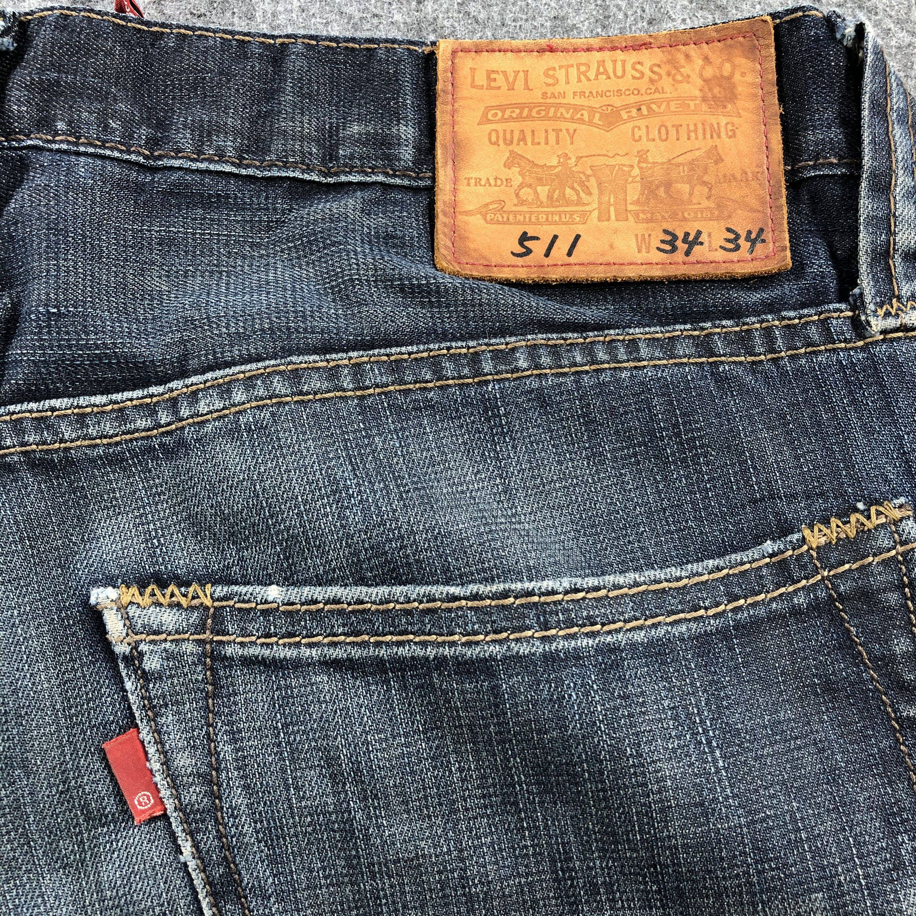 Levi's × Vintage Vintage Levis 511 Jeans-JM1397 Size US 35 - 6 Thumbnail
