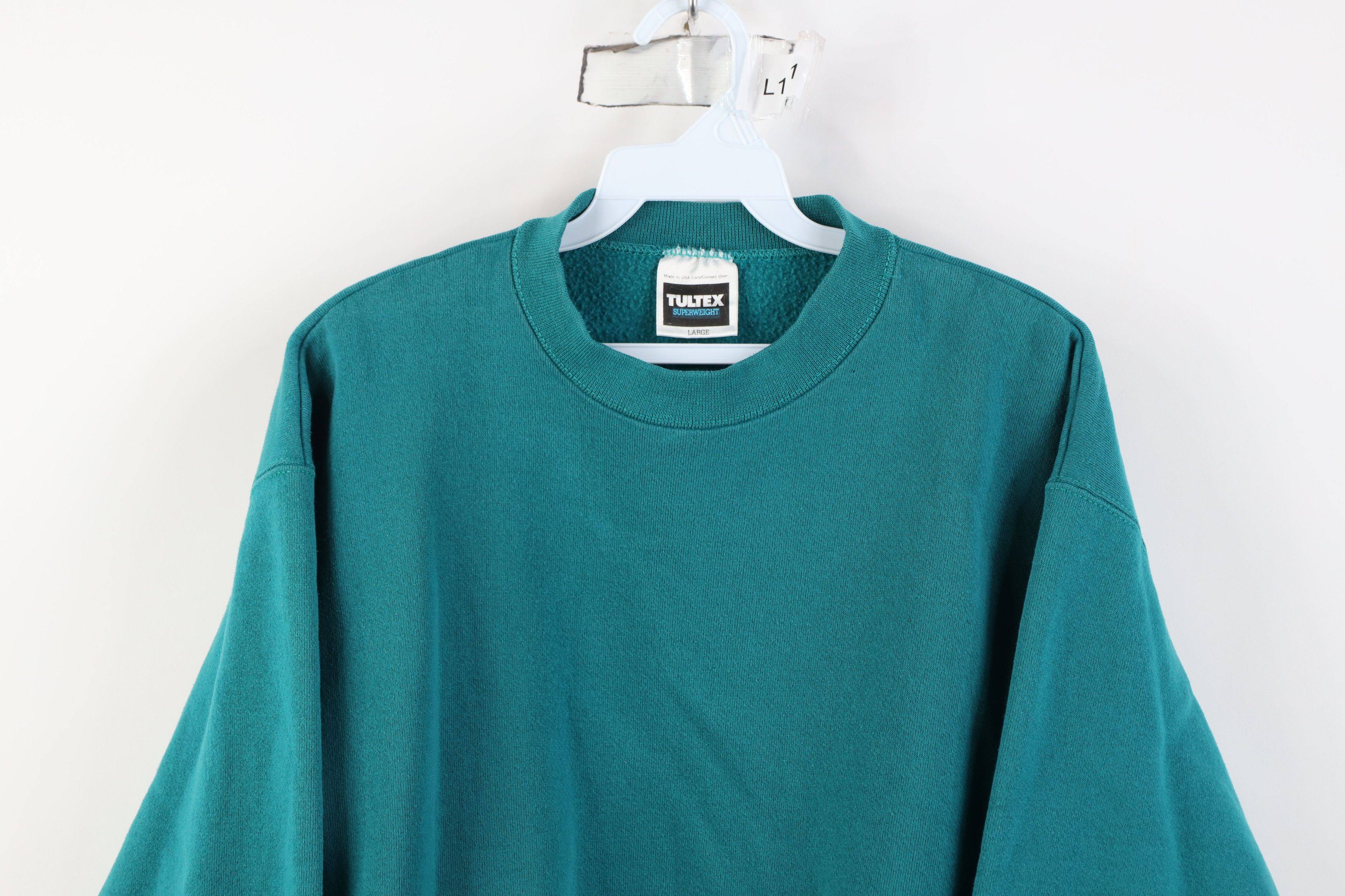Vintage Vintage 90s Streetwear Heavyweight Crewneck Sweatshirt USA Size US L / EU 52-54 / 3 - 2 Thumbnail