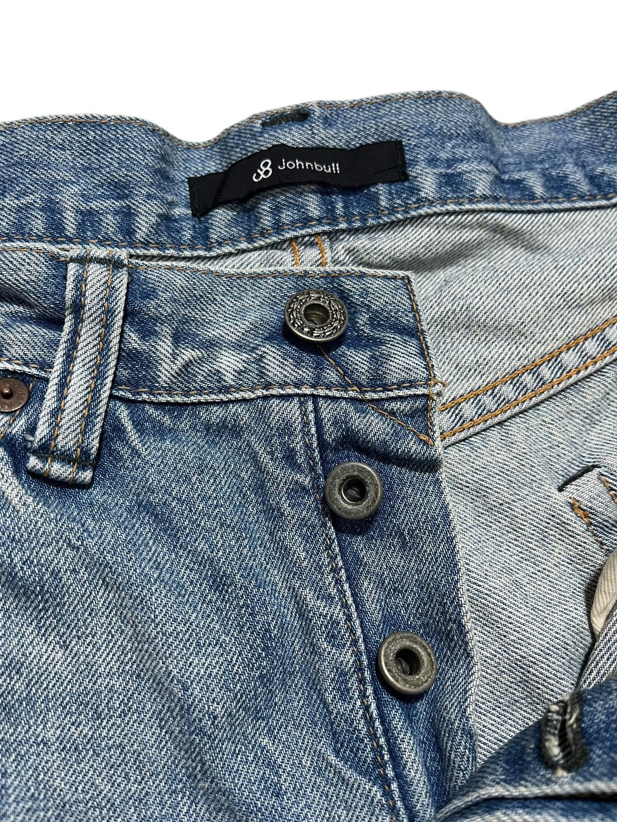 Japanese Brand × Vintage JOHNBULL JAPANESE BRAND DISTRESS SELVEDGE SLIM JEANS Size US 31 - 6 Thumbnail