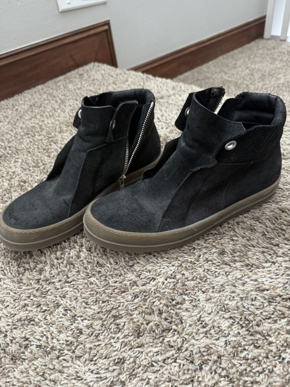 Rick Owens Rick Owens high tops Size US 11 / EU 44 - 2 Thumbnail