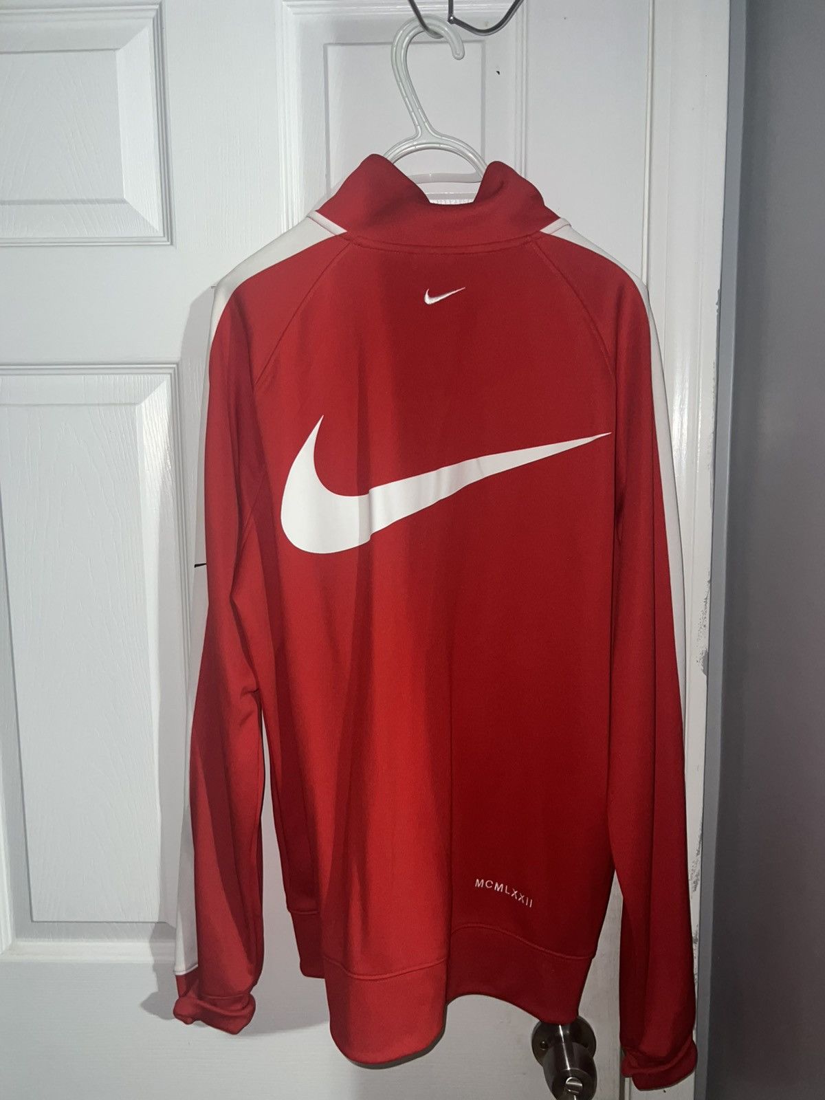Nike Nike Red Double Swoosh track jacket Size US M / EU 48-50 / 2 - 5 Thumbnail