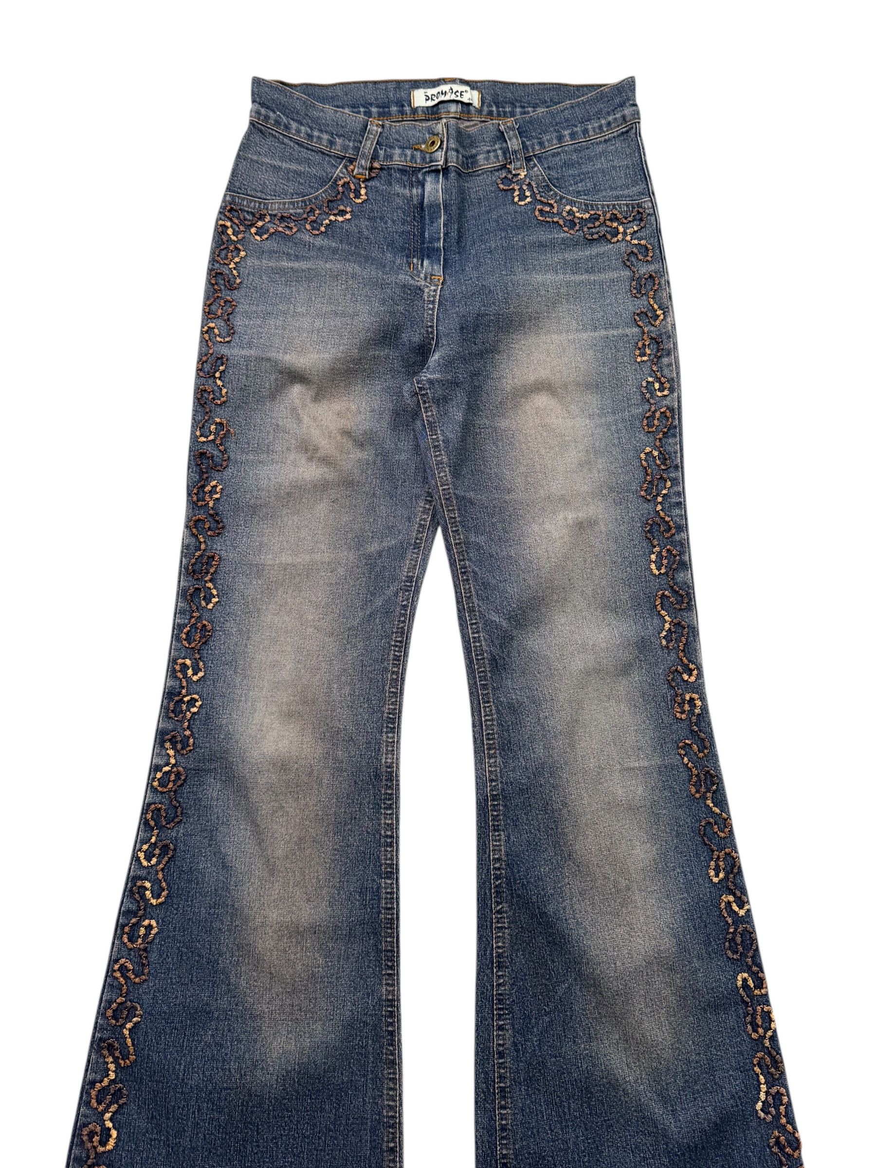 Japanese Brand Vintage Flare Jeans W342(V9) Size 28" / US 6 / IT 42 - 2 Thumbnail