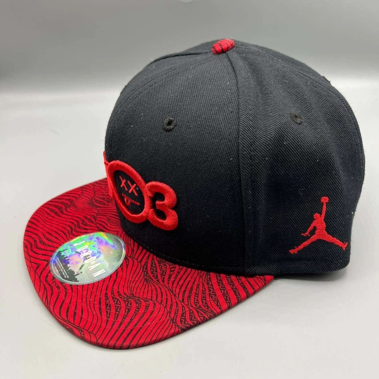Jordan Brand Air Jordan Hat Men Red Flu Game Embroidered Snap Back Size ONE SIZE - 7 Thumbnail