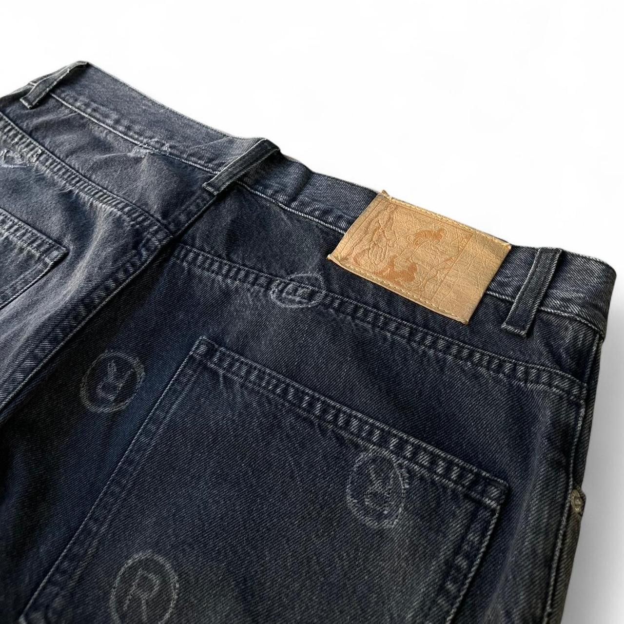 Martine Rose "R" logo print straight leg jeans Size US 34 / EU 50 - 5 Thumbnail