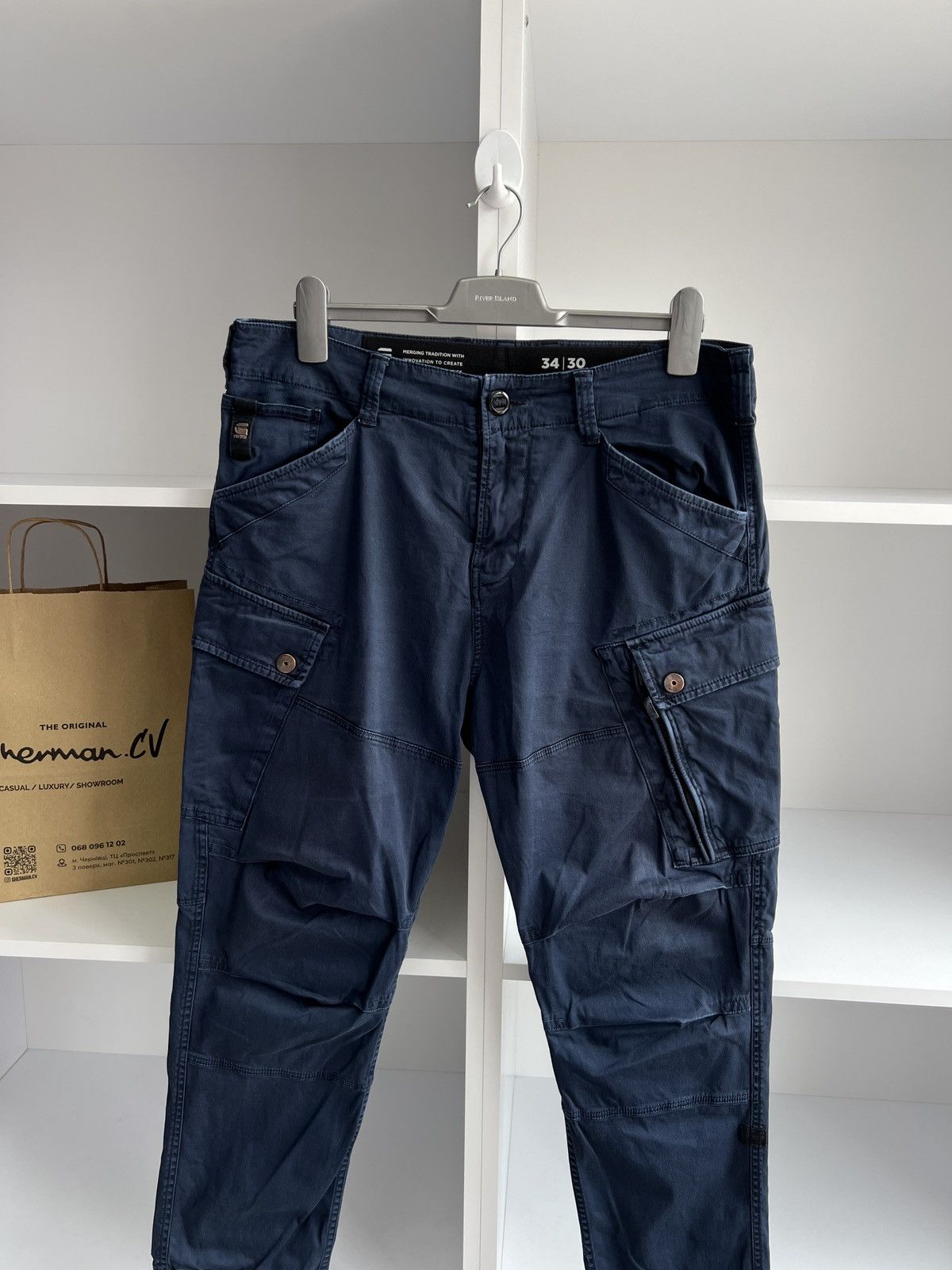 G-Star × Vintage Vintage G-Star Raw Cargo Pants Size US 34 / EU 50 - 6 Thumbnail