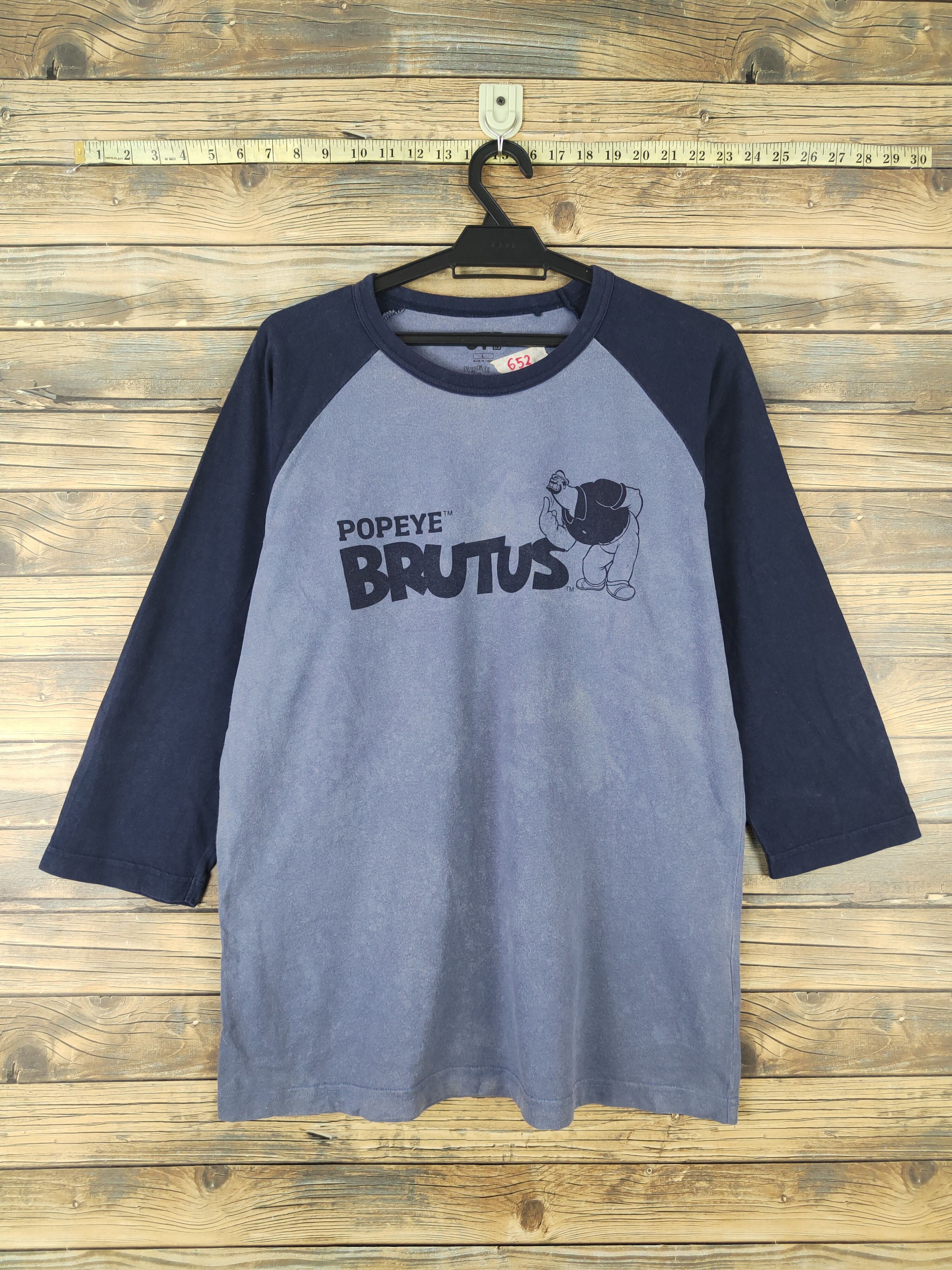 DL Uniqlo Blue Popeye Long Sleeve T-shirts #652