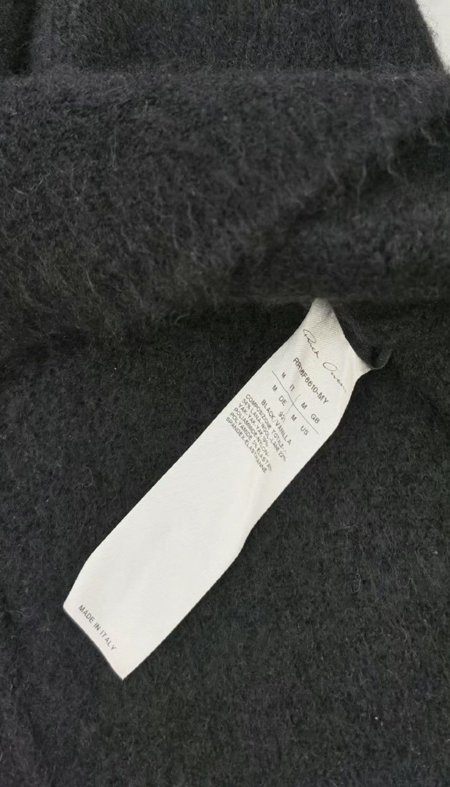 Rick Owens Mastodon Mohawk Sweater