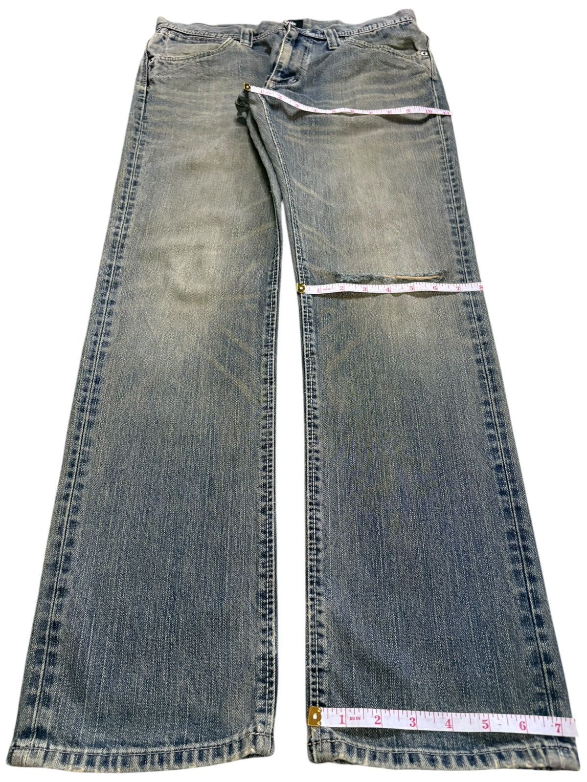 Wrangler Vintage Wrangler Mud Wash Distressed Jeans Size US 32 / EU 48 - 15 Thumbnail