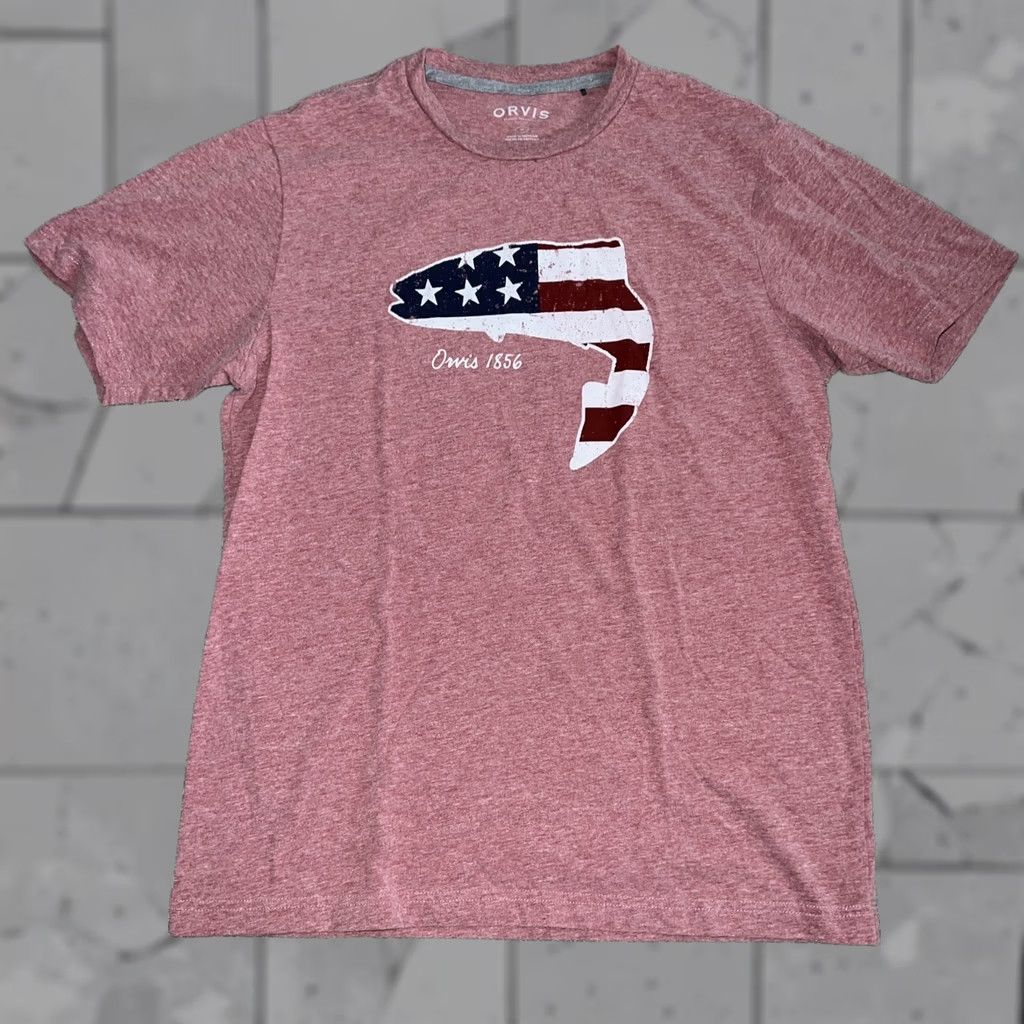 Orvis Orvis Pink T-Shirt Mens Size M Size US M / EU 48-50 / 2 - 1 Thumbnail