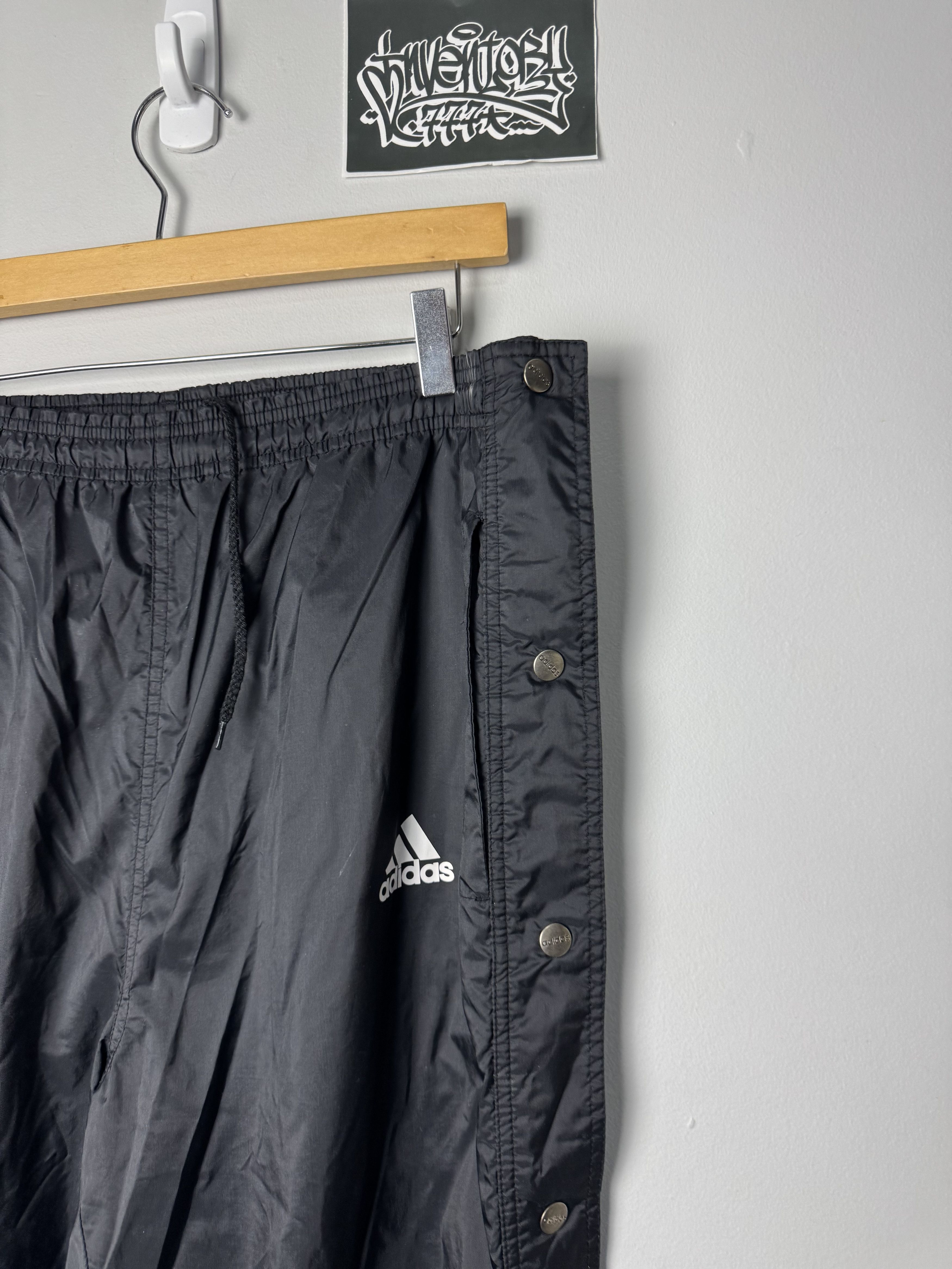 Adidas Adidas Tear Away - Vintage Nylon Pants Size US 33 - 5 Thumbnail