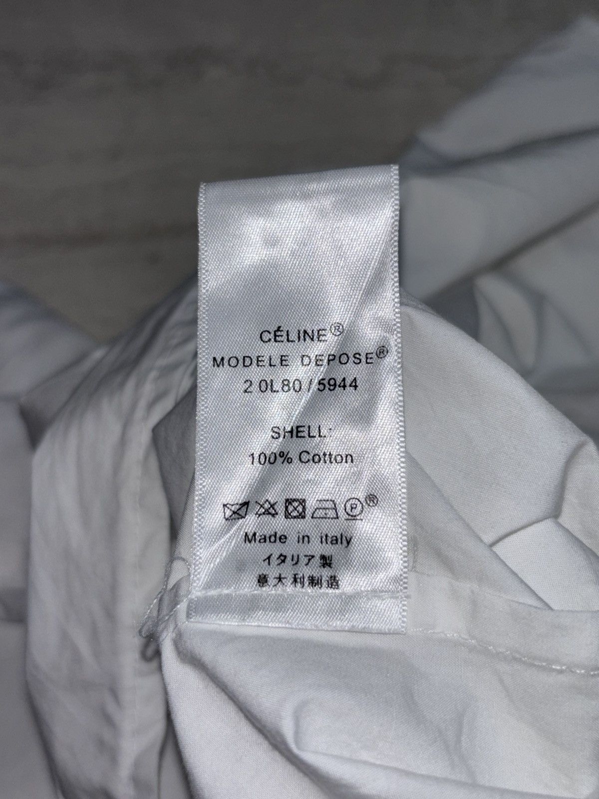 Celine CELINE White Shirt Size US XS / EU 42 / 0 - 7 Thumbnail