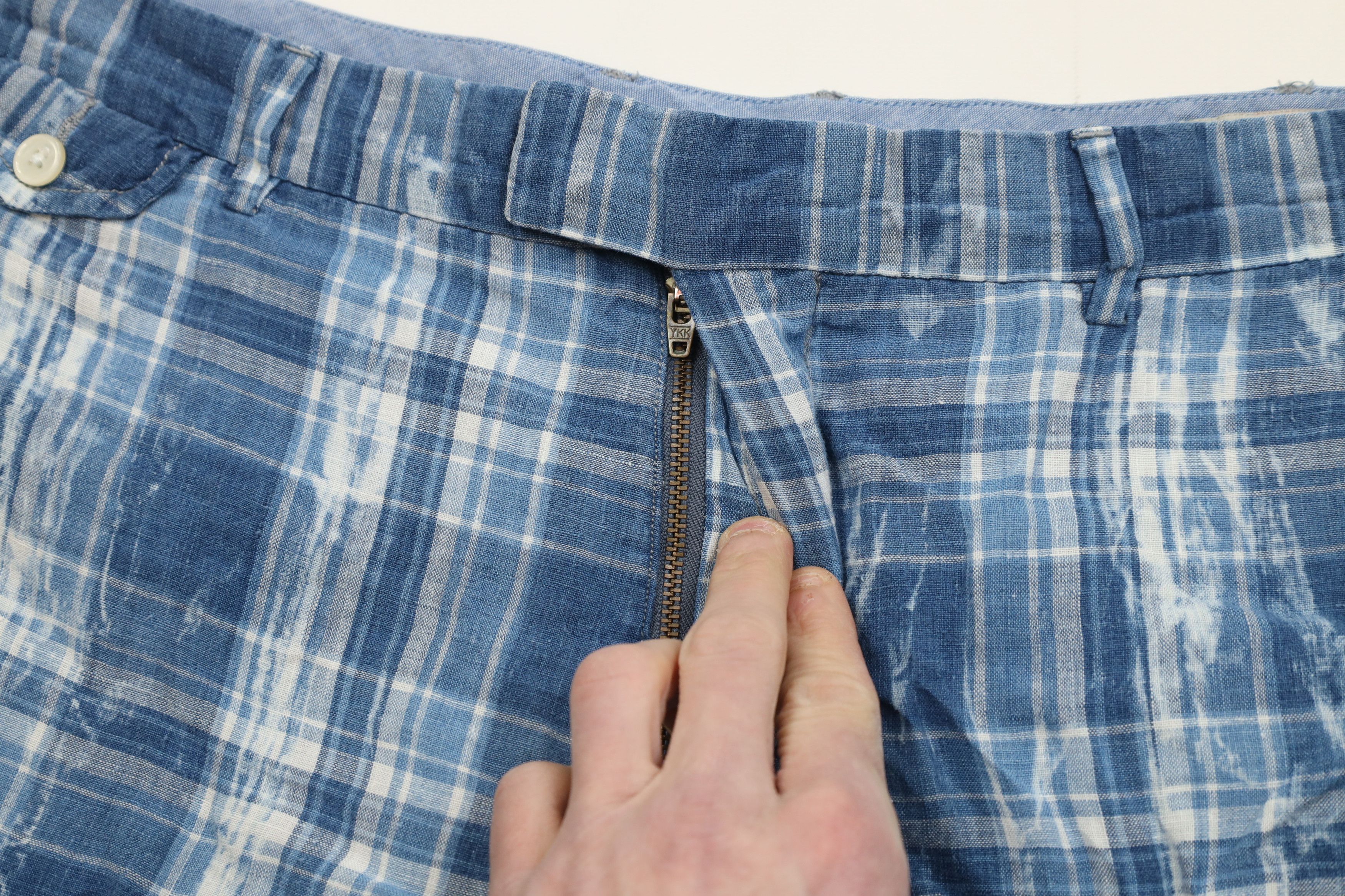 Ralph Lauren Vintage Ralph Lauren India Madras Linen Chino Shorts Size US 36 / EU 52 - 5 Thumbnail