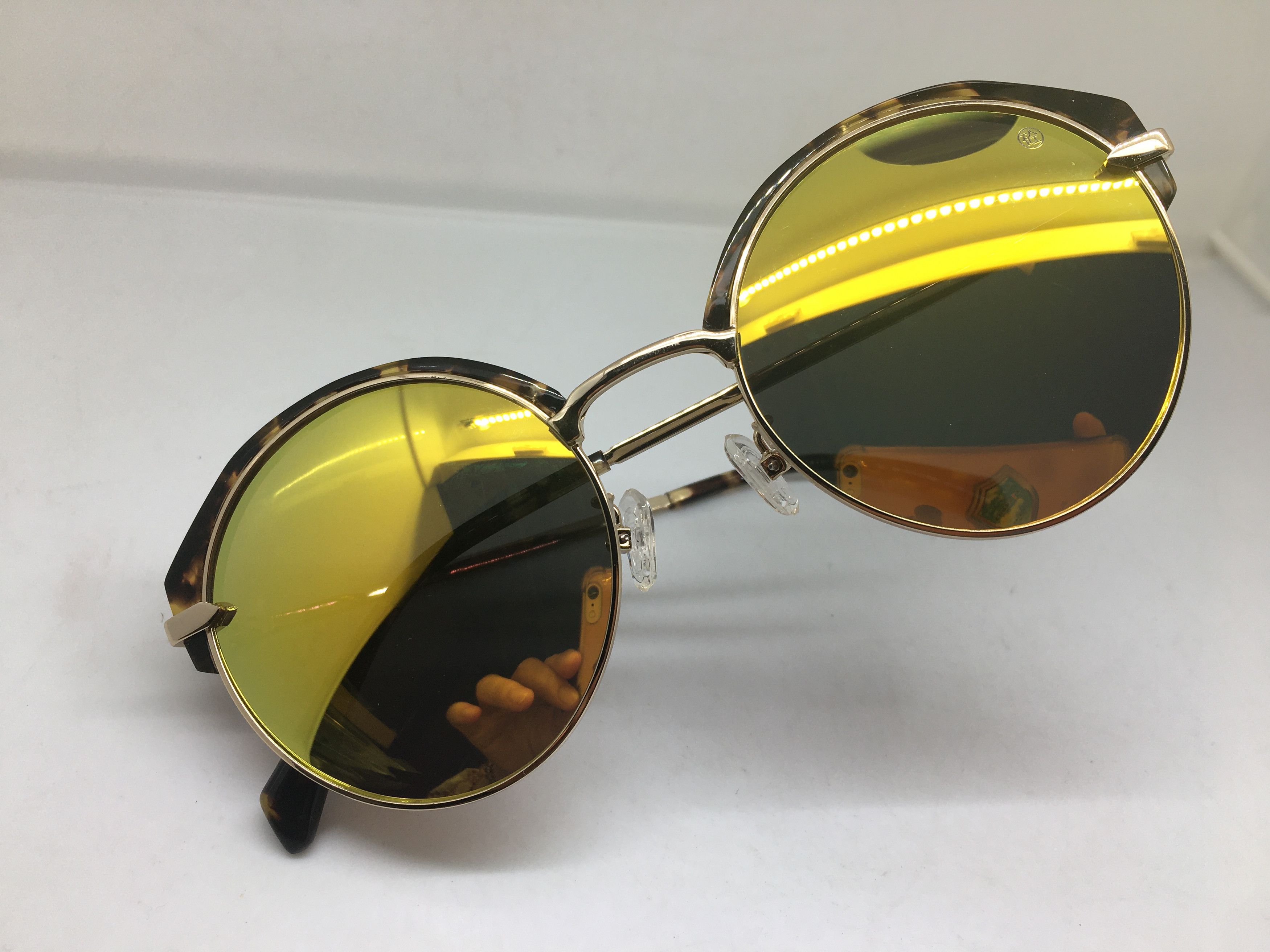 Other Gold Round Sunglasses Frame BUDDY HOLLY Size ONE SIZE - 5 Thumbnail
