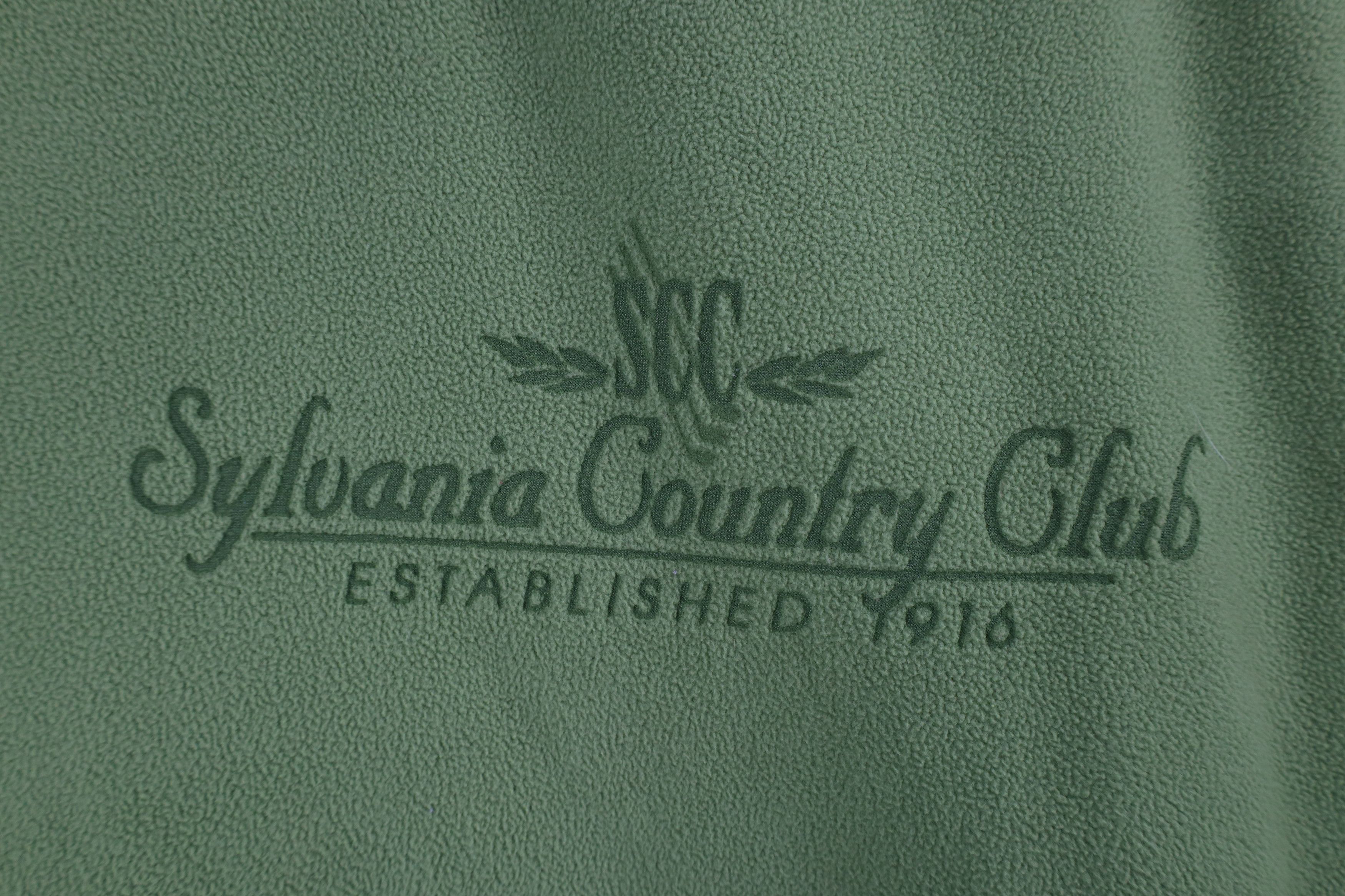 Vintage Vintage Sylvania Country Club Golf Fleece Sweatshirt Green Size US L / EU 52-54 / 3 - 5 Thumbnail