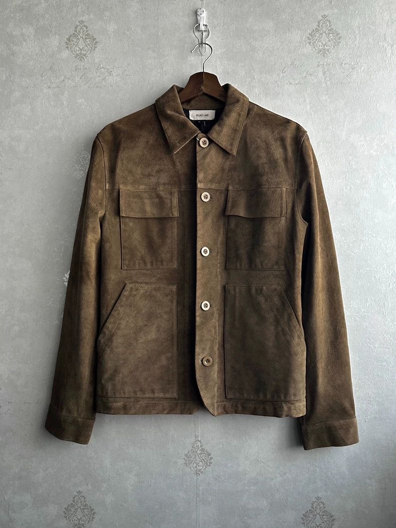Helmut Lang HELMUT LANG Four pocket suede jacket Size US M / EU 48-50 / 2 - 1 Thumbnail