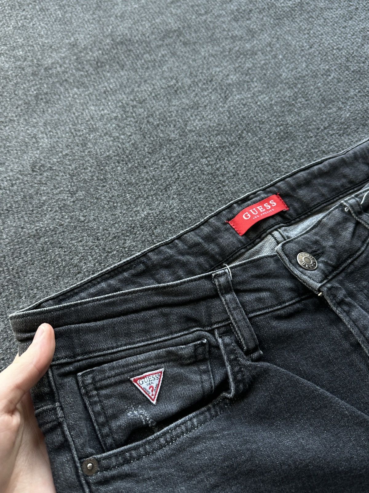 Guess SLIM🚨00S GUESS WITH LOGO MEN JEANS Y2K OPUIM Size US 32 / EU 48 - 8 Thumbnail