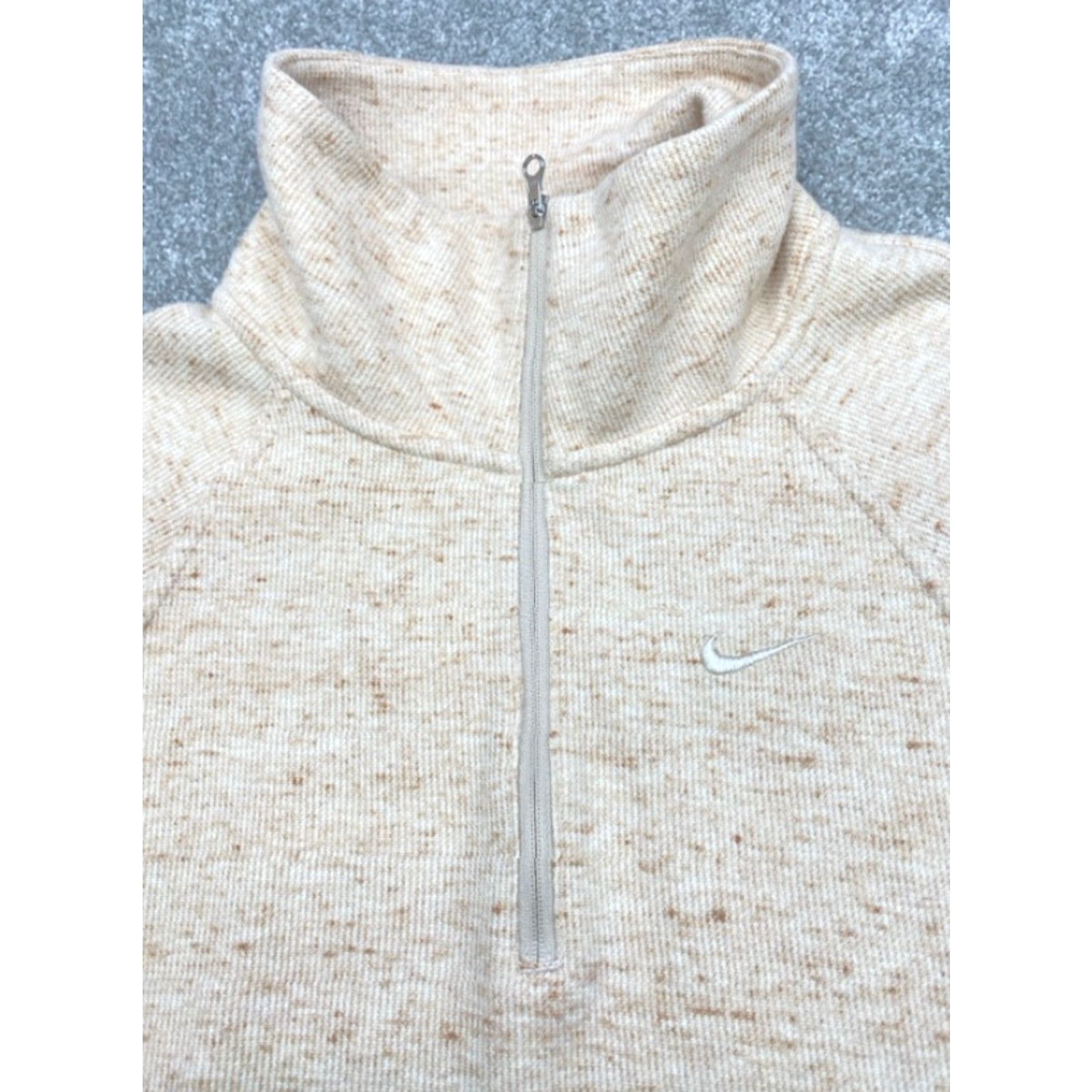 Nike Nike Training Shirt DA1457 Women’s Small Long Sleeve Zip Therma Logo Pockets Size S / US 4 / IT 40 - 5 Thumbnail