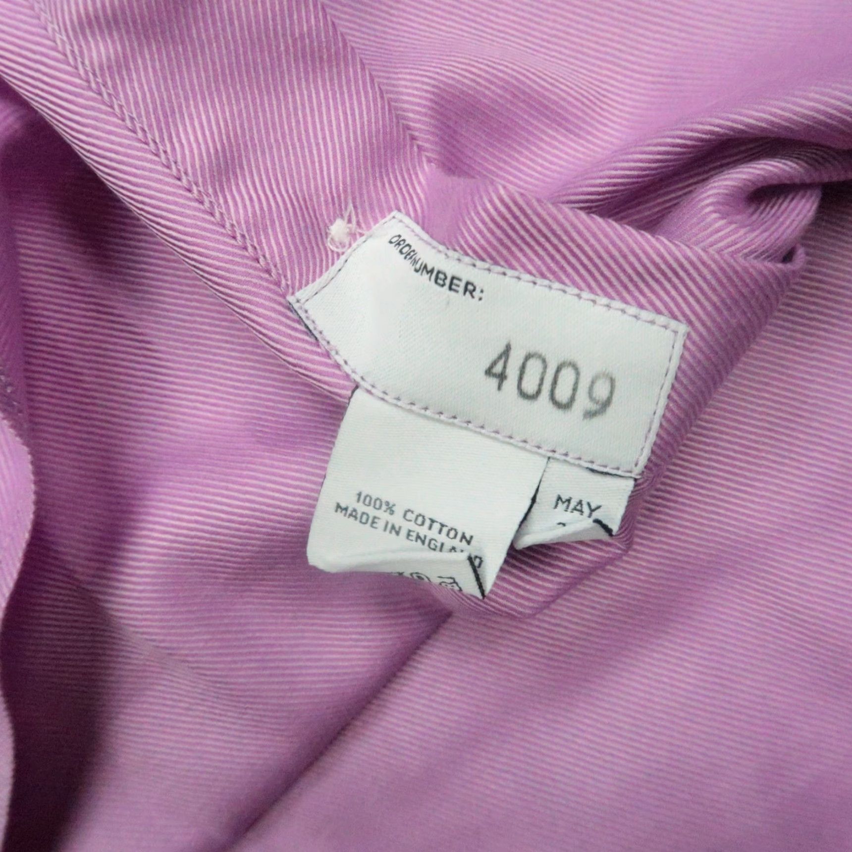 Turnbull & Asser Turnbull & Asser Shirt Mens 4XL Purple Bespoke Dress Shirt French Cuff Long Sleeve Size US XXL / EU 58 / 5 - 6 Thumbnail