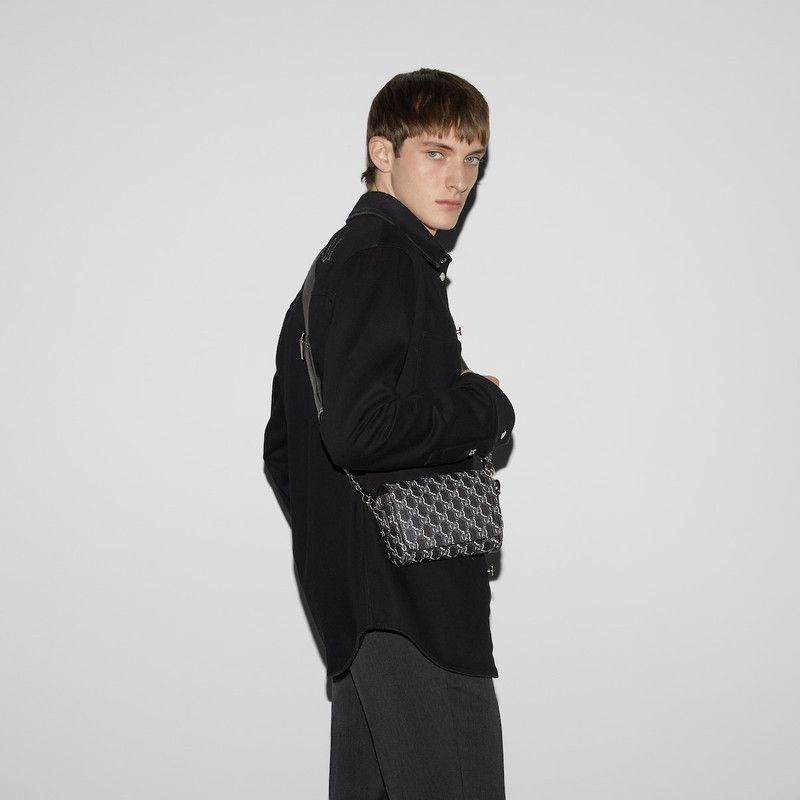 Gucci oc11z1225 Size: OS / Super Mini Shoulder Bag With GG Shadow Size ONE SIZE - 7 Thumbnail