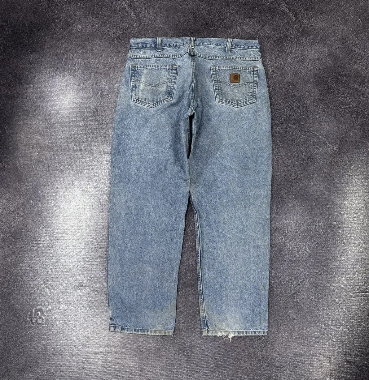 Carhartt × Vintage Vintage Carhartt Relaxed Fit Light Blue Hype Denim Jeans Size US 38 / EU 54 - 1 Thumbnail