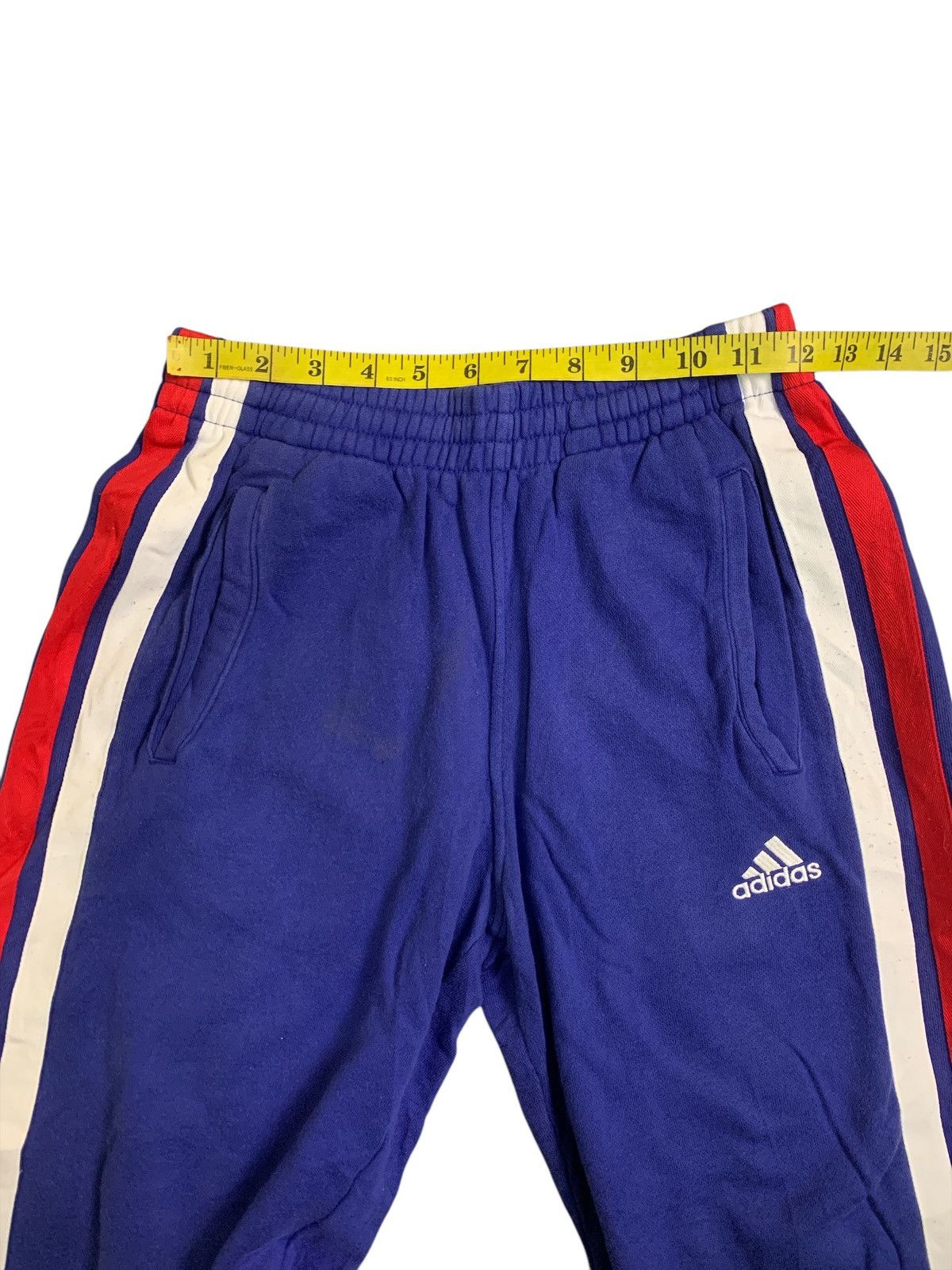Adidas × Vintage Rare Design Vintage Adidas France Stripe Jogger Pants Size US 26 / EU 42 - 11 Thumbnail
