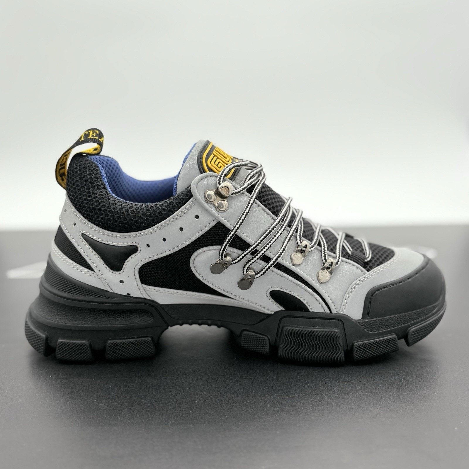 Gucci Gucci Flashtrek SEGA ' Reflective Grey ' | NEW! Size US 8.5 / EU 41-42 - 10 Thumbnail