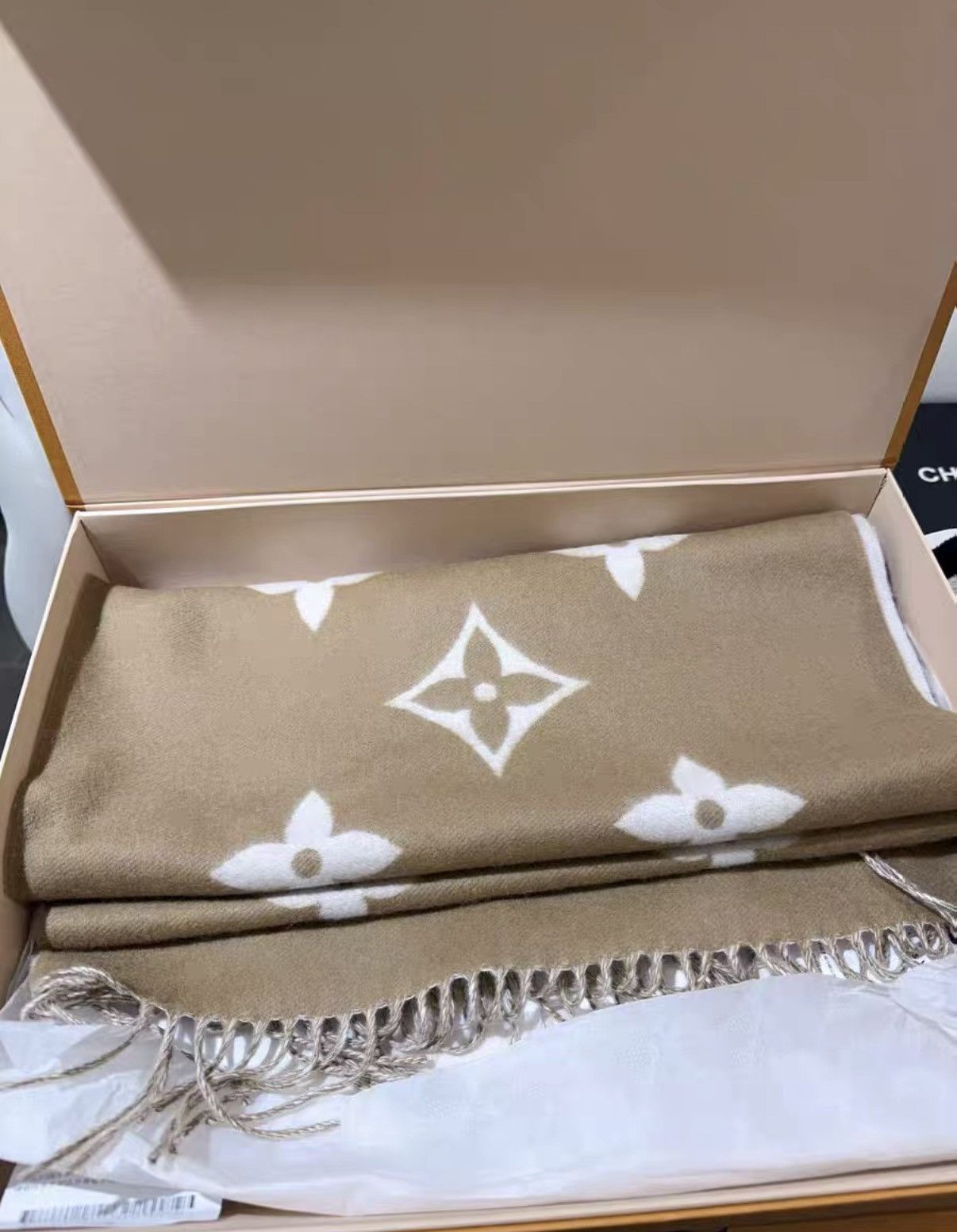 Louis Vuitton Louis Vuitton Brand New Scarf J38 Size ONE SIZE - 2 Thumbnail