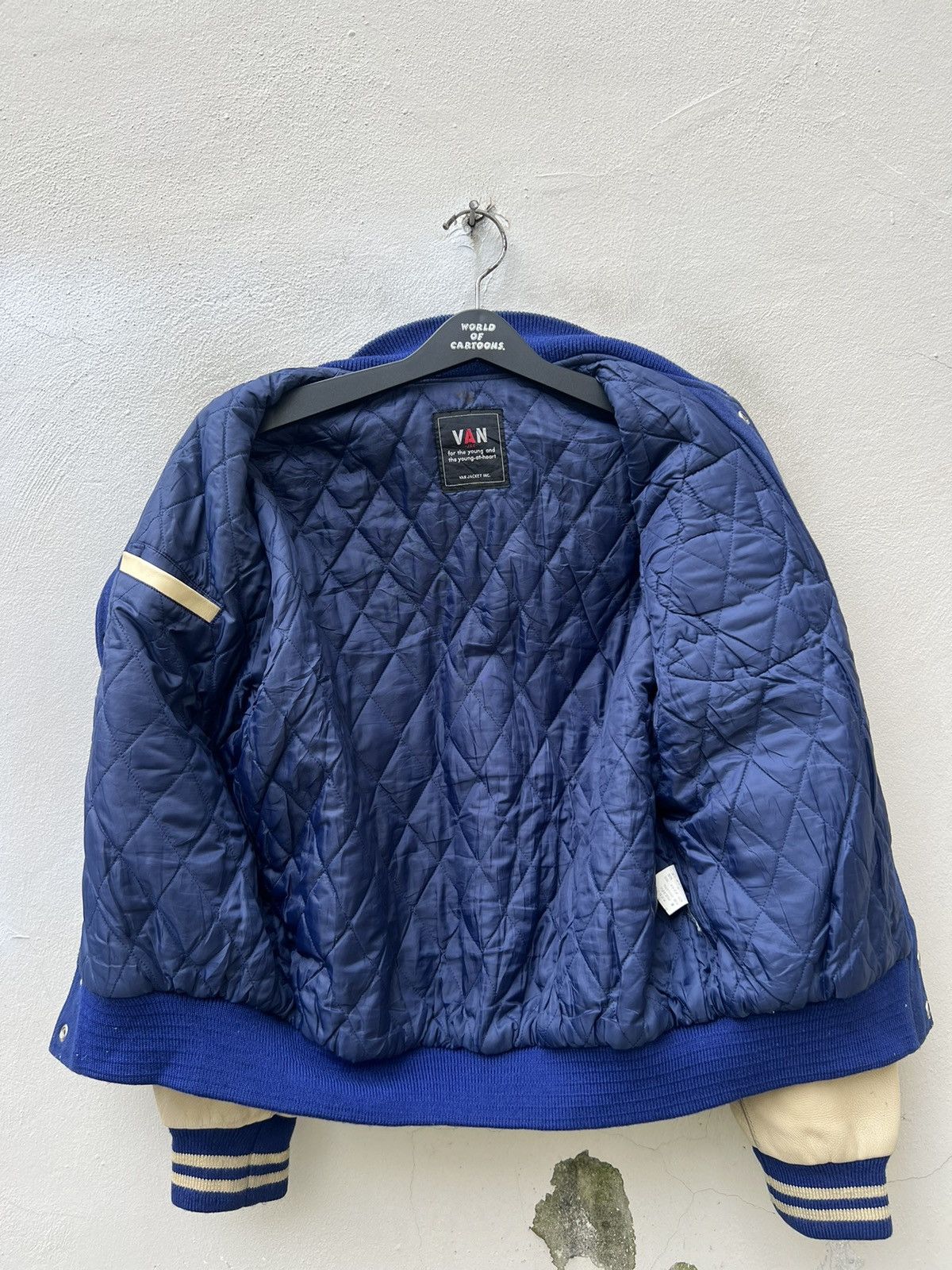 Vintage Vintage 80s Van Jac Japan Streetwear Varsity Bomber Jacket Size US M / EU 48-50 / 2 - 21 Thumbnail