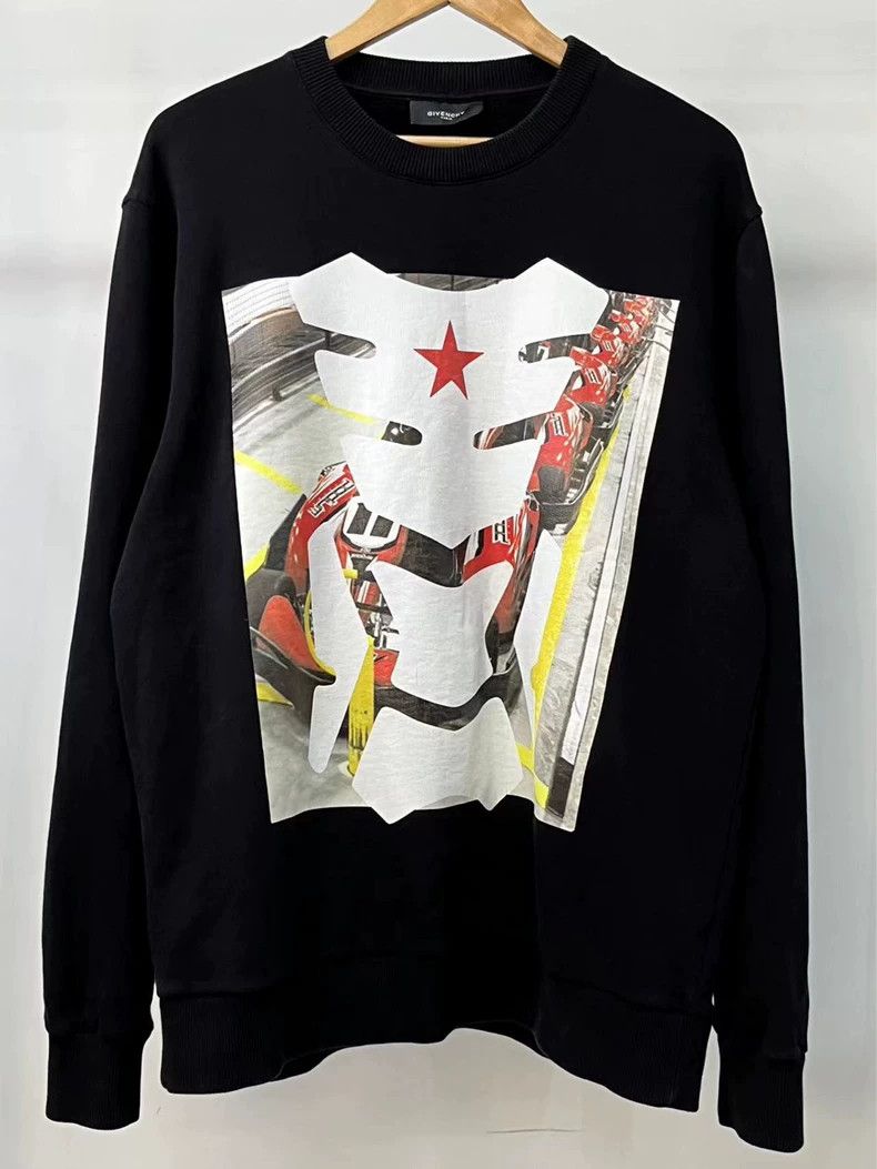 Givenchy Givenchy Racing Print Hoodie Size US S / EU 44-46 / 1 - 1 Thumbnail