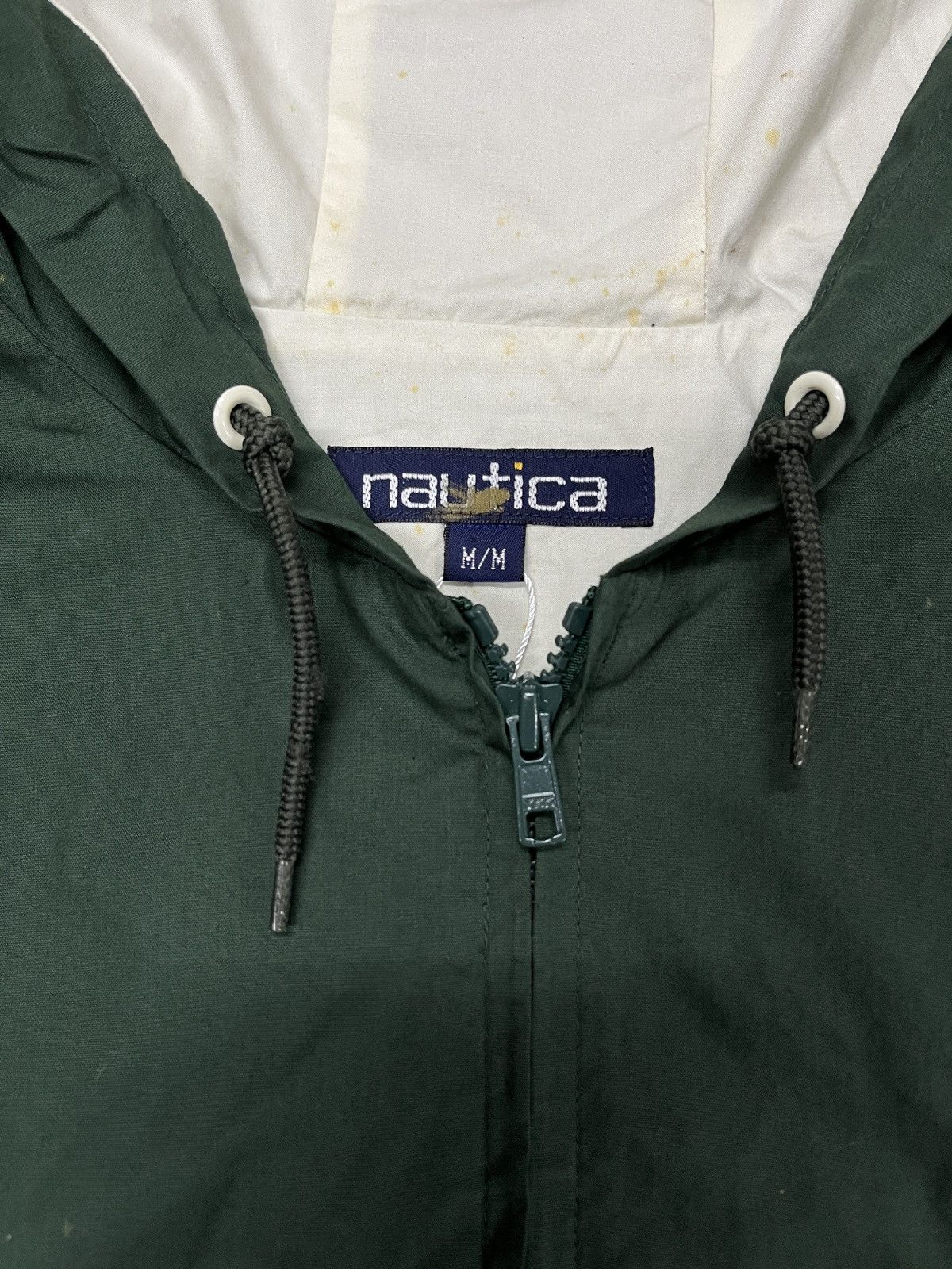 Nautica Nautica Minimal Green Zipper Hoodie Jacket Size US M / EU 48-50 / 2 - 7 Thumbnail