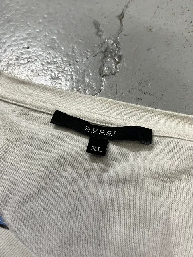 Gucci 2010s Gucci Harness Effect White T-Shirt Size US M / EU 48-50 / 2 - 8 Thumbnail