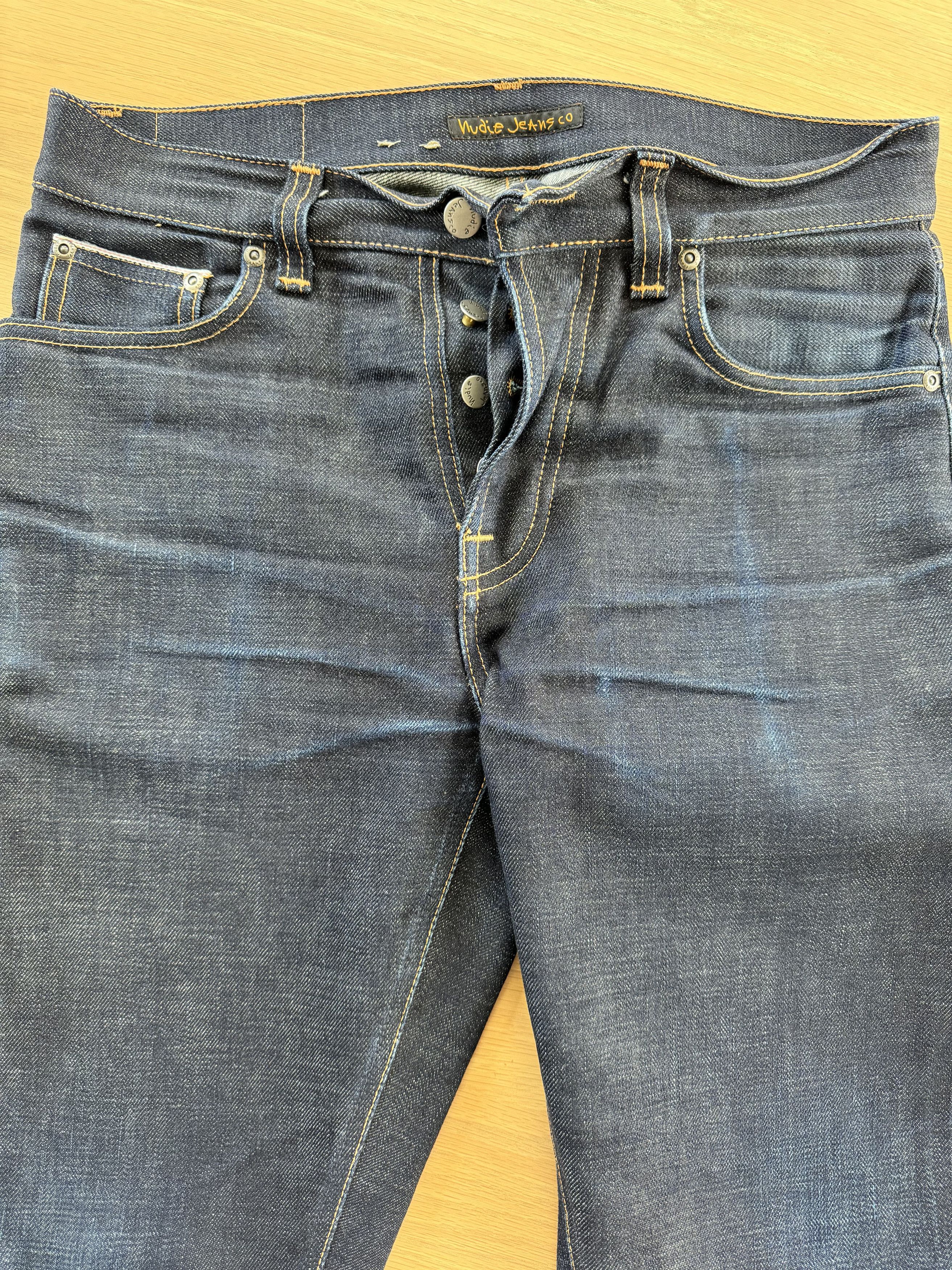 Nudie Jeans Nudie Jeans - Steady Eddie II - Dry Ace Selvage - 28x30 Size US 28 / EU 44 - 2 Thumbnail