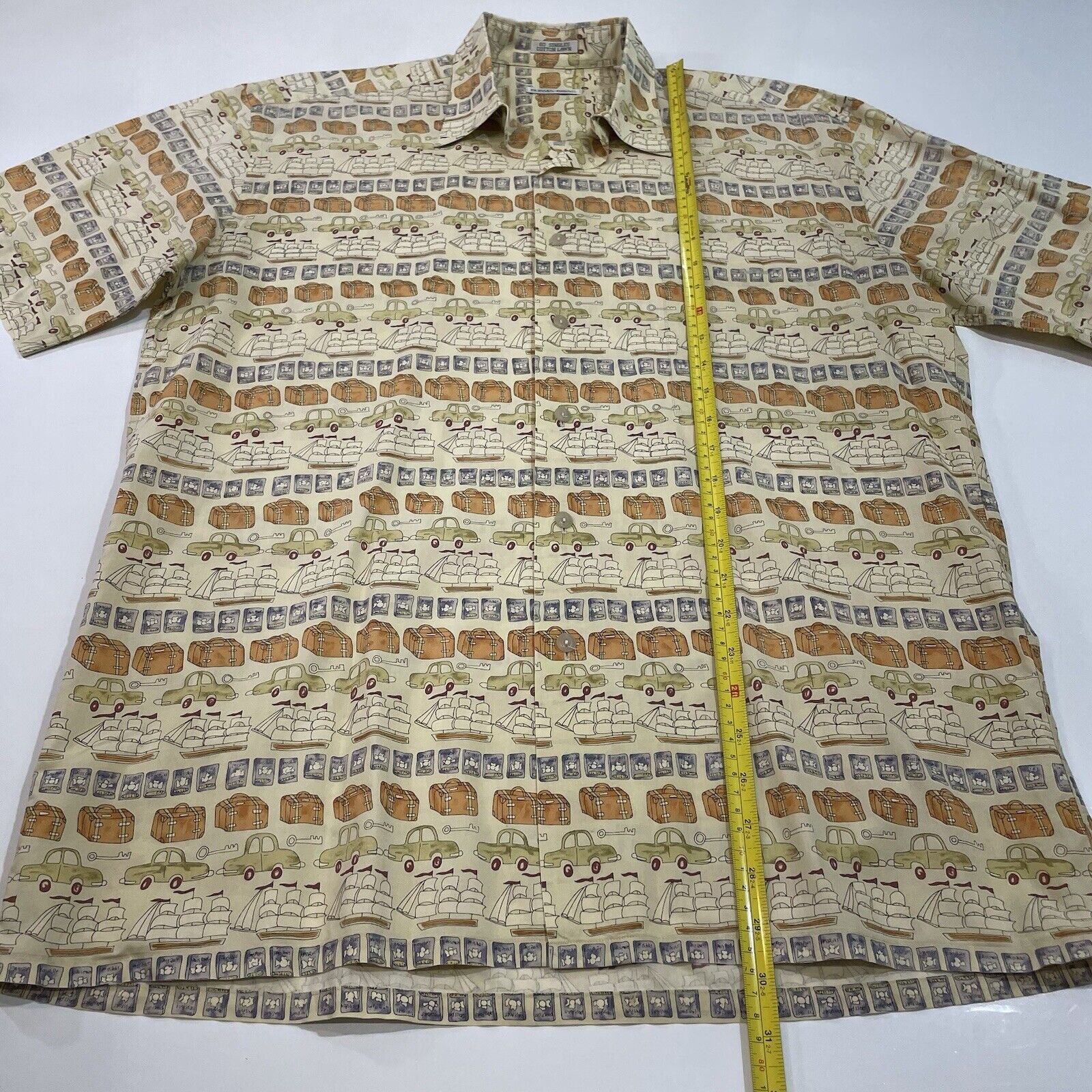 Burma Bibas Burma Bibas Men’s Travel Shirt Retro Singles Lawn Cotton M Size US M / EU 48-50 / 2 - 5 Thumbnail