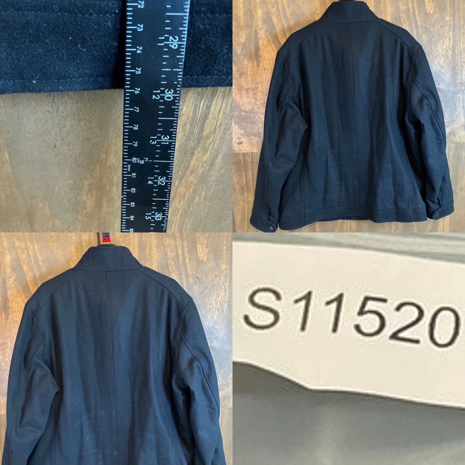 Michael Kors Michael Kors Mens Coat Black Military Layered Wool High Neck Lined Winter XXL Size US XXL / EU 58 / 5 - 8 Thumbnail
