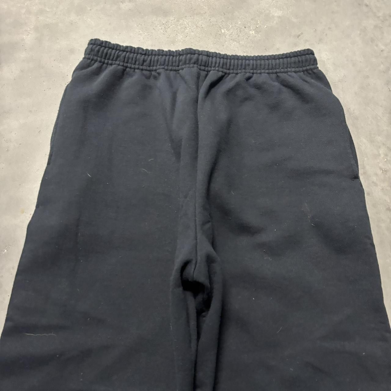 Japanese Brand × Vintage Crazy Vintage Y2K/2000s Black Essential Sweatpants! Size US 30 / EU 46 - 4 Thumbnail