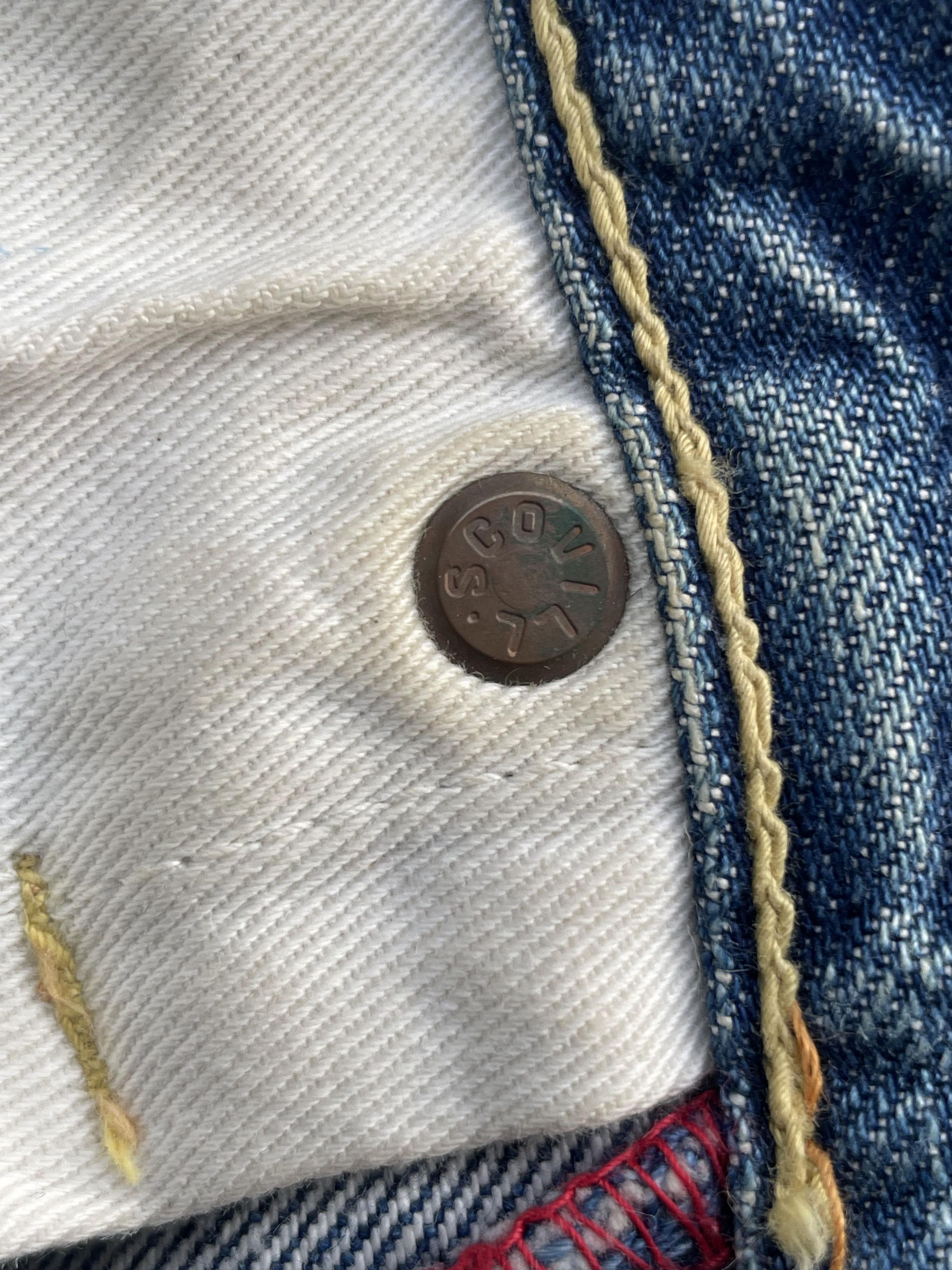 Japanese Brand Vintage Selvedge Dope Drakker Denim Size US 32 / EU 48 - 16 Thumbnail