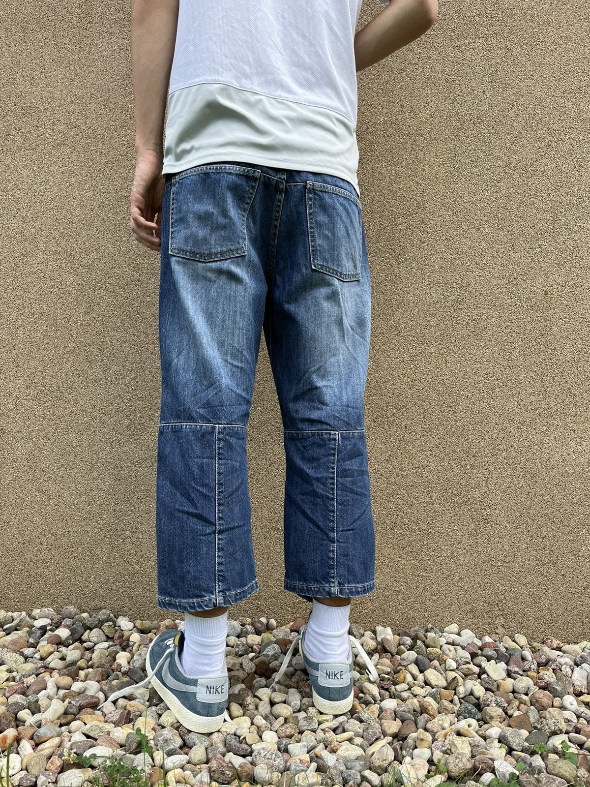Burberry × Vintage Vintage Thomas Burberry Denim Shorts Pants Jorts 32 80s/90s Size US 32 / EU 48 - 7 Thumbnail