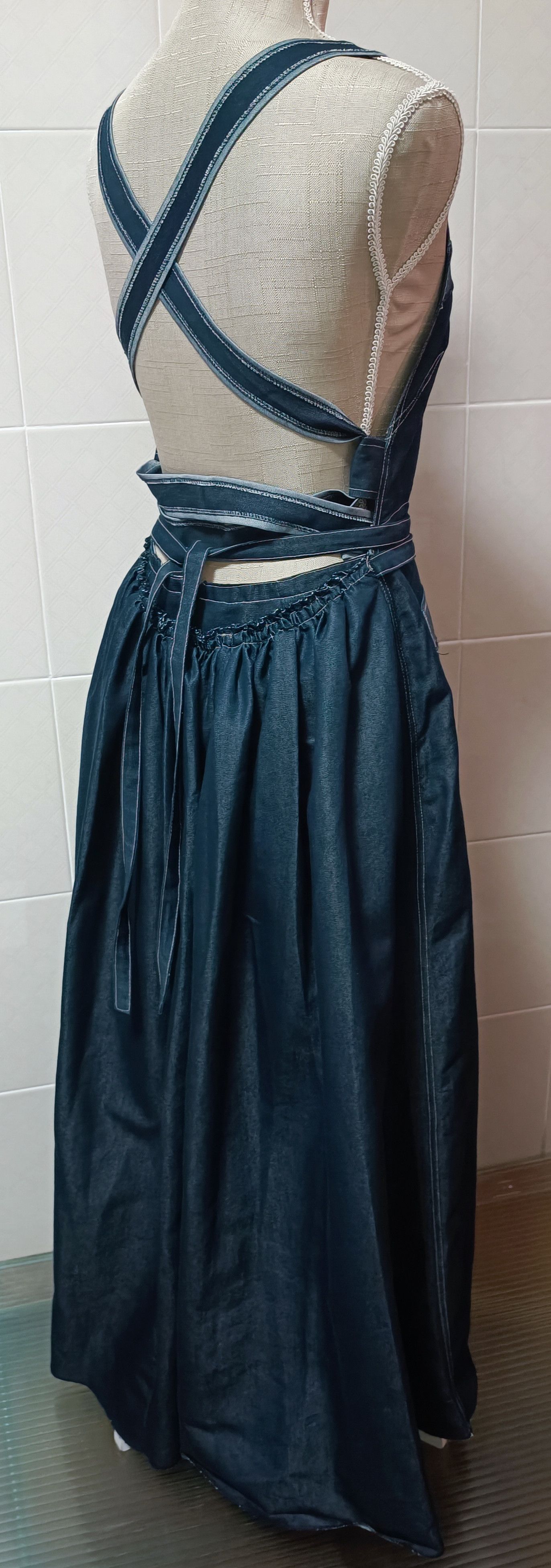 Jean Paul Gaultier 90's - Tank maxi dress Size M / US 6-8 / IT 42-44 - 23 Thumbnail