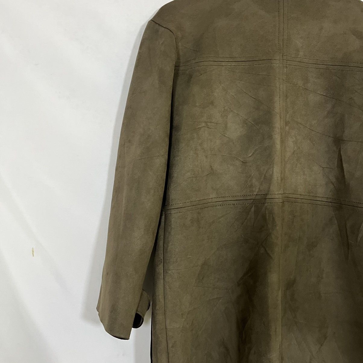 Zara ZARA BUTTON UP SUEDE LONG JACKET Size S / US 4 / IT 40 - 8 Thumbnail