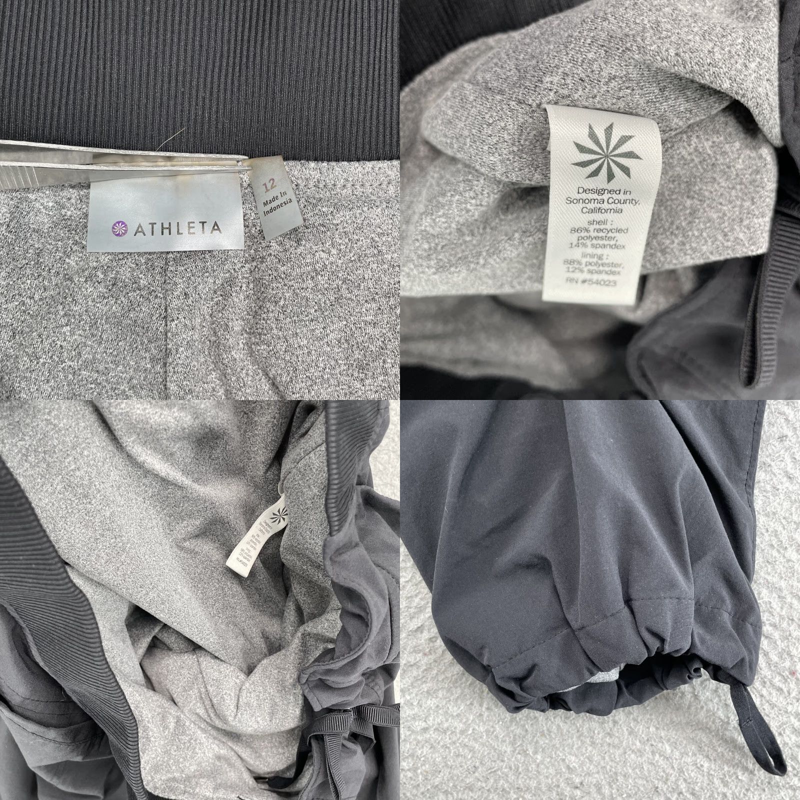 Athleta Athleta Jogger Pant Womens 12 Gorpcore Minimalist Lined Travel Lounge Running Size 34" / US 12 / IT 48 - 8 Thumbnail