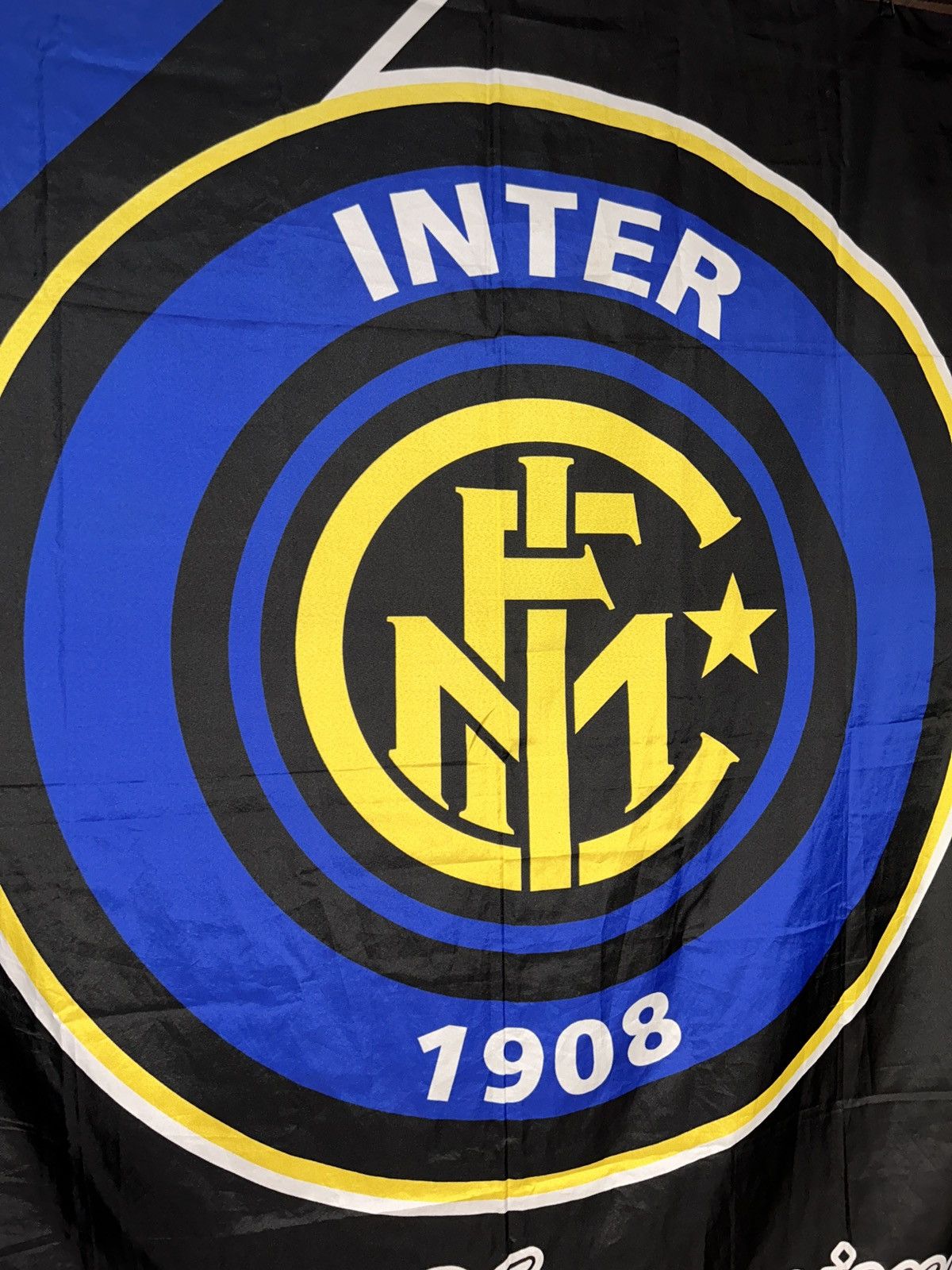 Vintage 90s Vintage Inter Milan Internazionale Eurosport Huge Flag Size ONE SIZE - 2 Thumbnail
