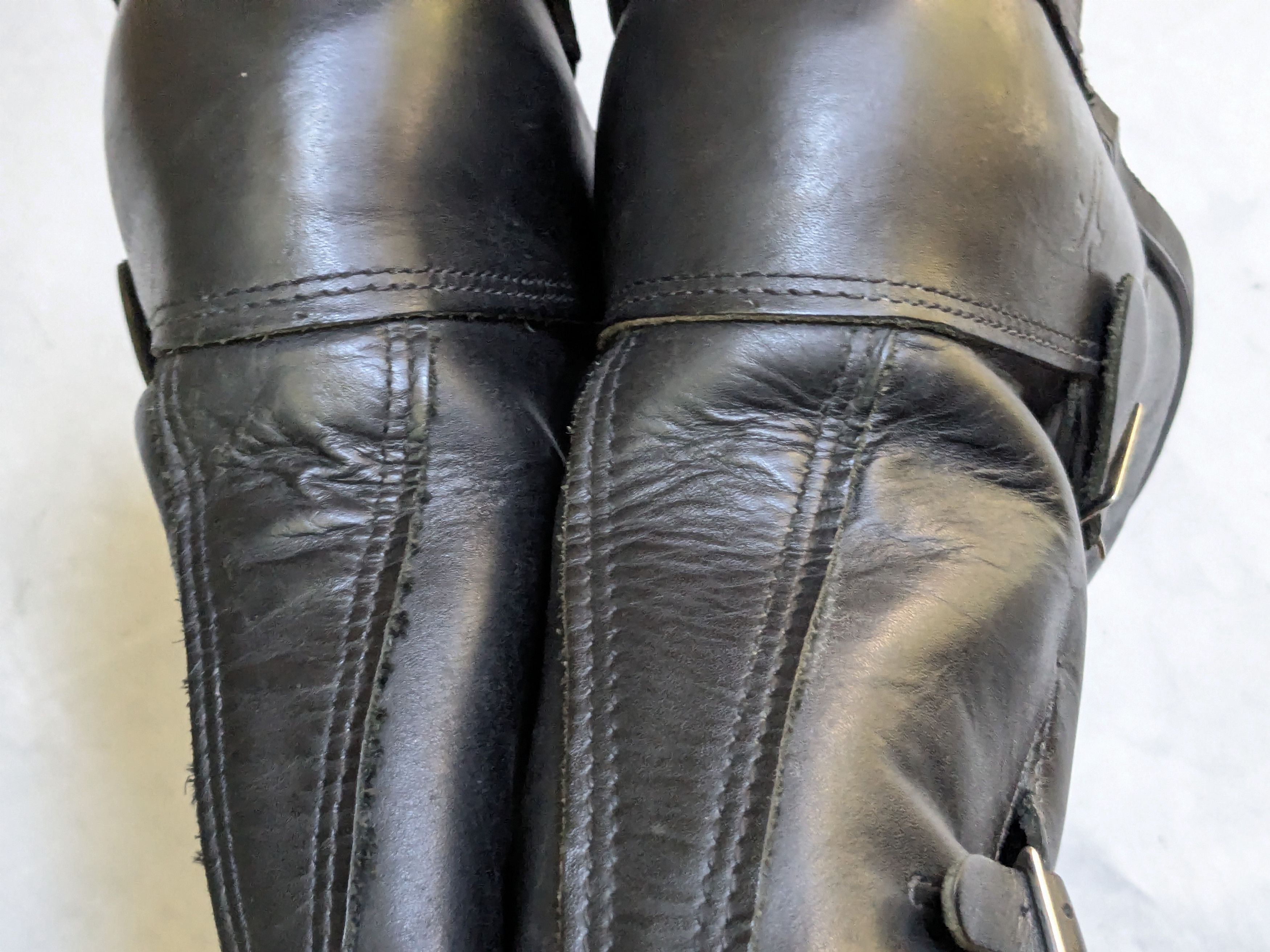 Frye Frye Engineer Black Leather 11 M Leather Buckle Size US 11 / EU 44 - 17 Thumbnail