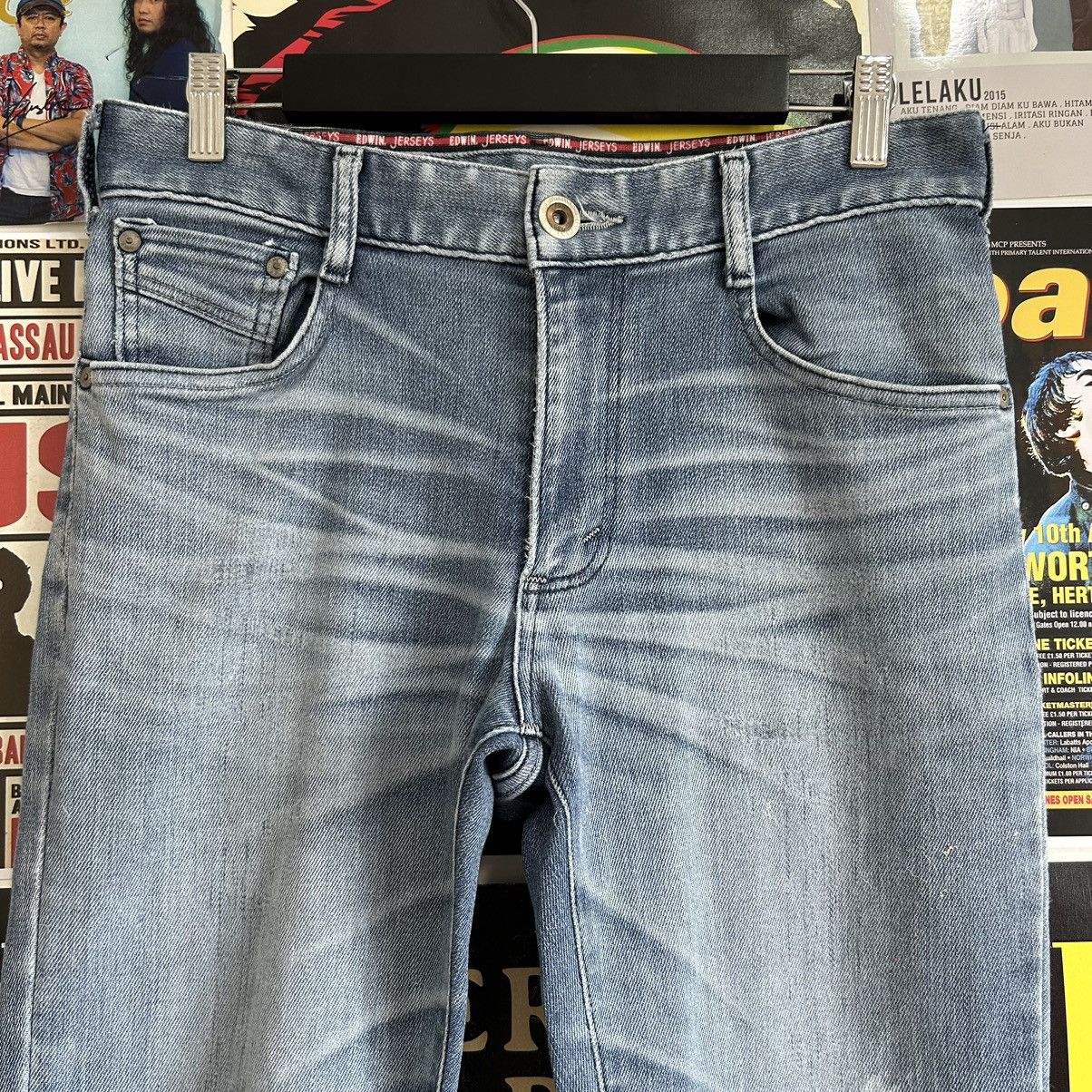 Edwin Vintage Edwin Jerseys Japanese Nice Honeycomb Design Denim Size US 32 / EU 48 - 2 Thumbnail