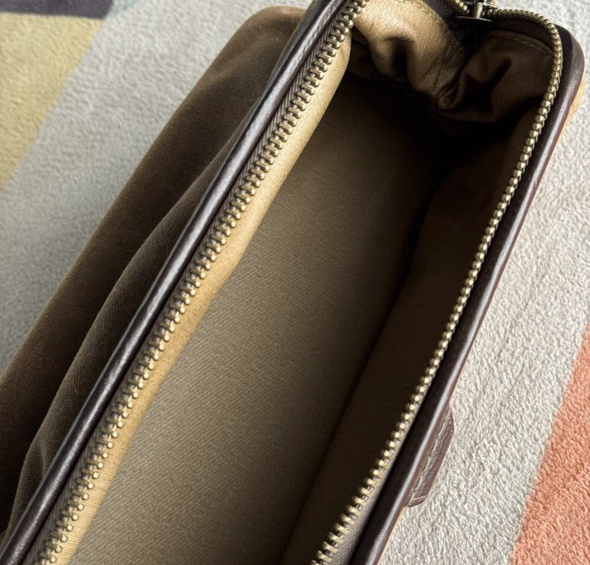 RRL Ralph Lauren RRL Ralph Lauren Double RL Canvas Clutch / Toiletry Bag K22 Size ONE SIZE - 7 Thumbnail