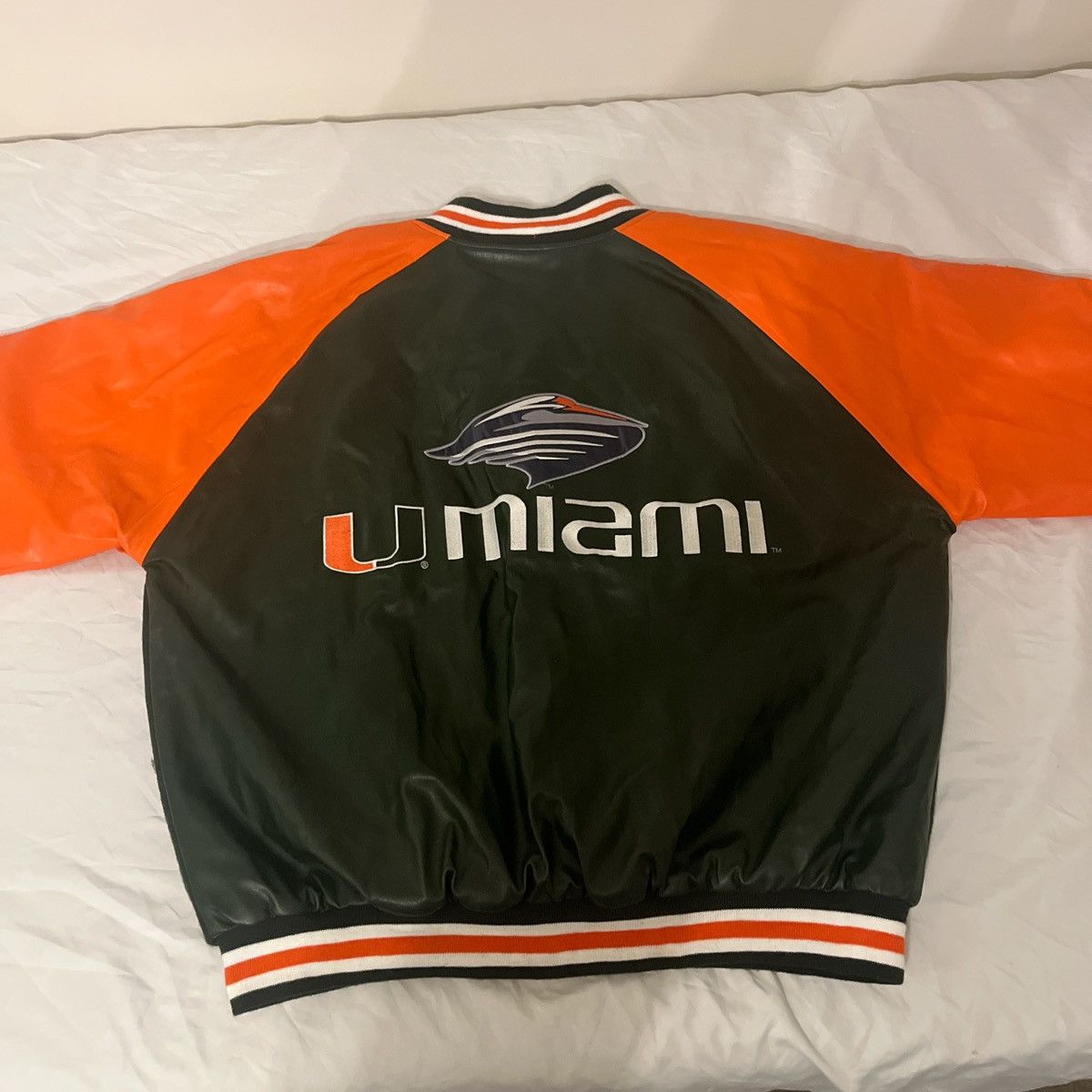 Steve And Barrys Miami Hurricanes Varsity Jacket Steve and Barry’s Size XL Size US XL / EU 56 / 4 - 4 Thumbnail