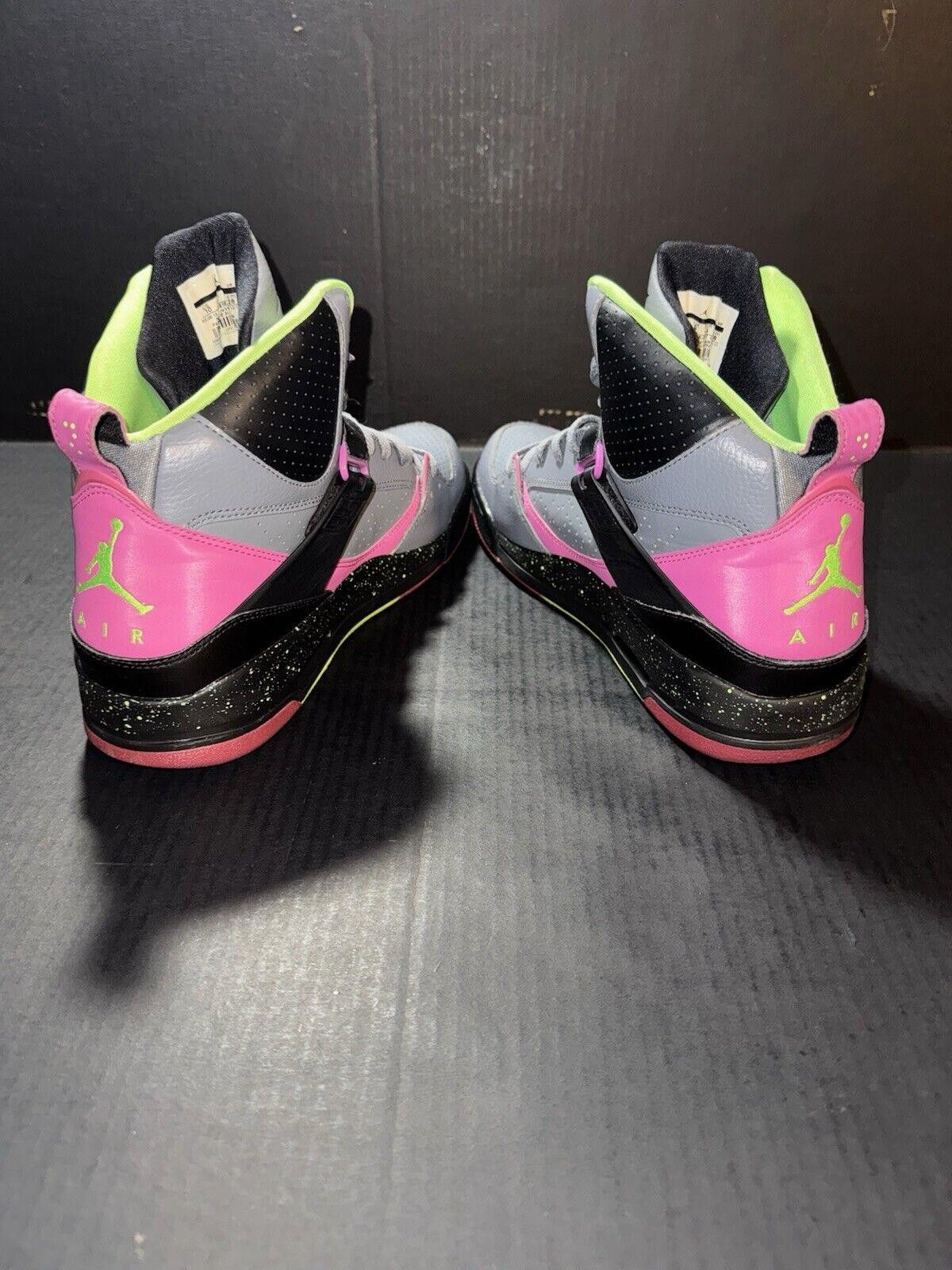 Jordan Brand Nike Air Jordan Flight 45 High Grey Lime 616816-037 Sz 10 Size US 10 / EU 43 - 6 Thumbnail