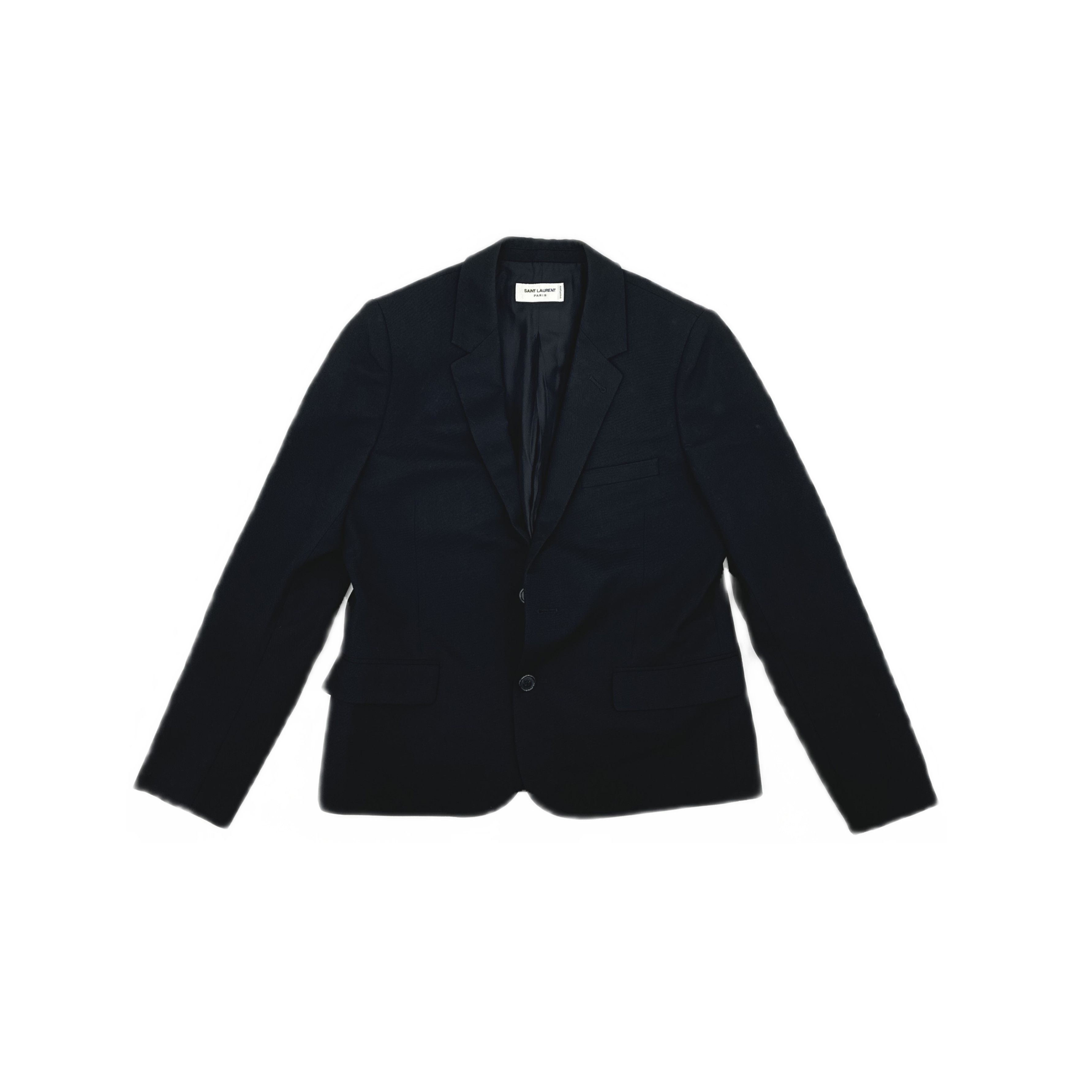 Saint Laurent Paris Saint Laurent Uniform Blazer Black 36R Size 34R - 1 Thumbnail