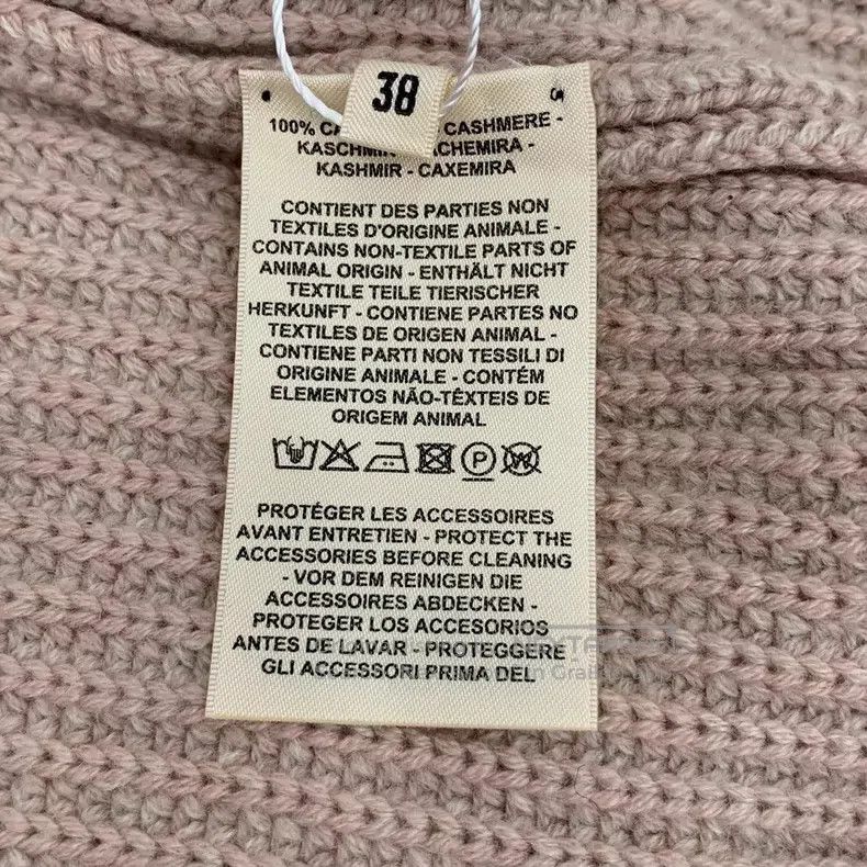 Hermes Hermes Pink cashmere V-neck long-sleeve knit cardigan Size XS / US 0-2 / IT 36-38 - 6 Thumbnail