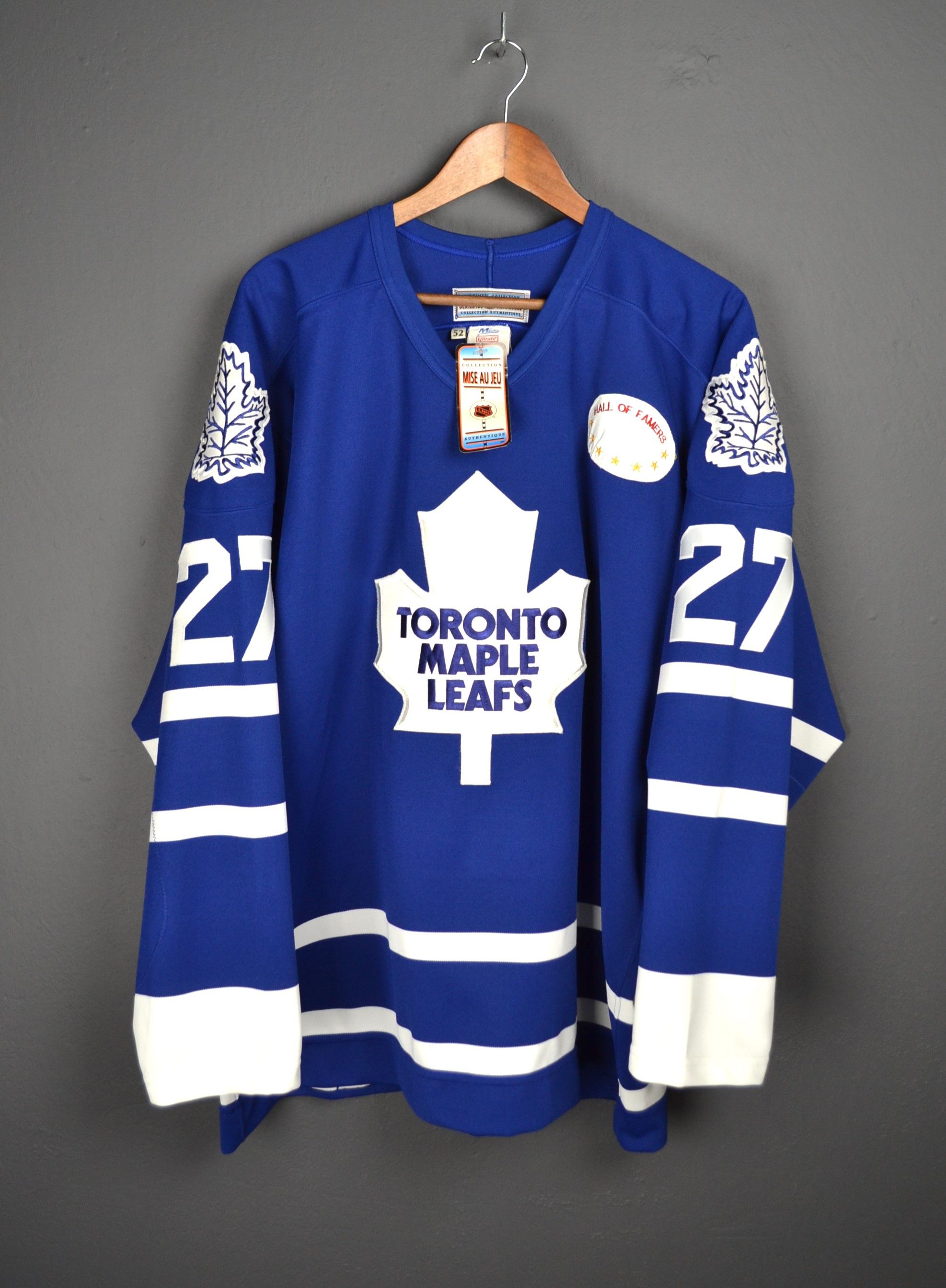 Ccm Toronto Maple Leafs 27 Frank Mahovlich Signed CCM 90s Size US L / EU 52-54 / 3 - 1 Thumbnail