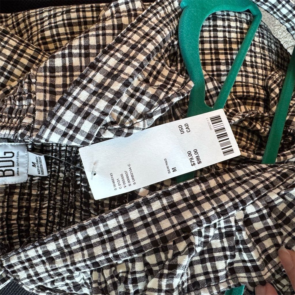Urban Outfitters Urban Outfitters BDG Women's Checkered Jumpsuit M Ruffle Tr Size M / US 6-8 / IT 42-44 - 8 Thumbnail